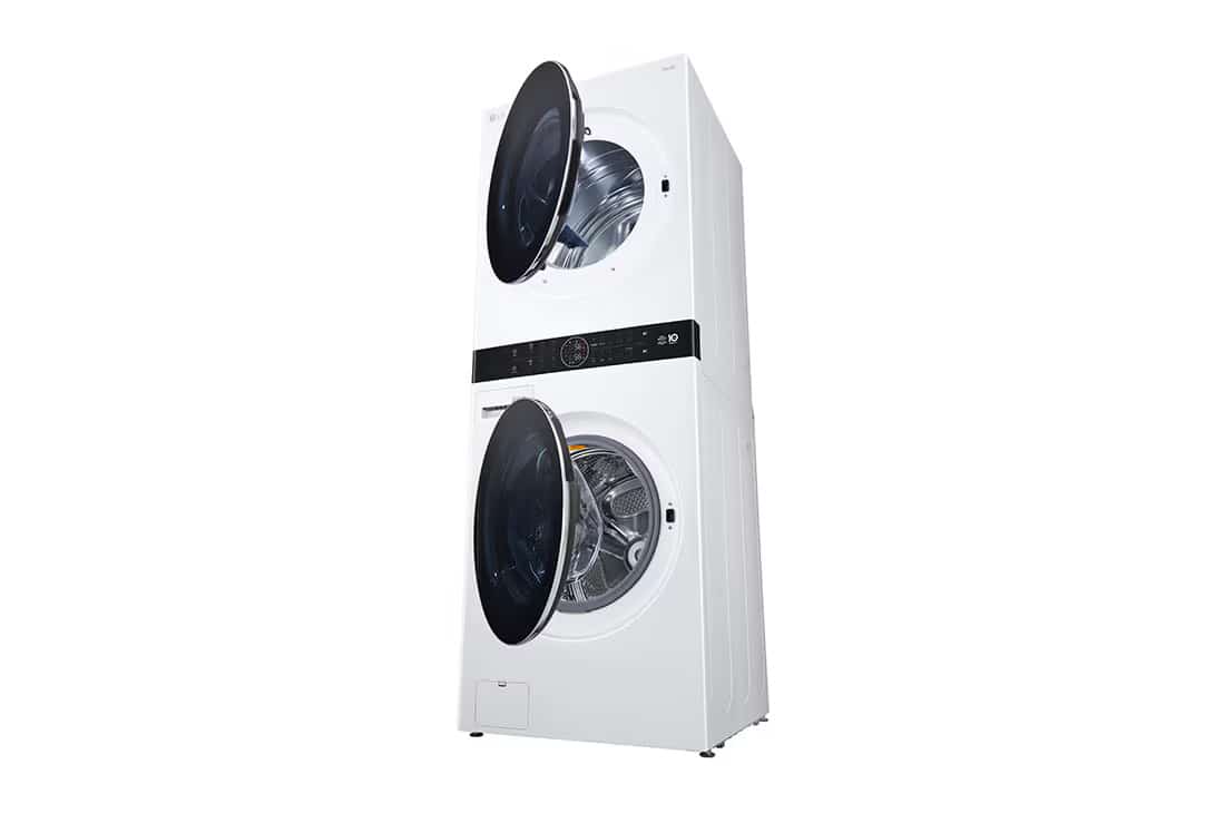 Photo of Single Unit Front Load 21/16kg LG WashTower™ with Centre Control™, White color
