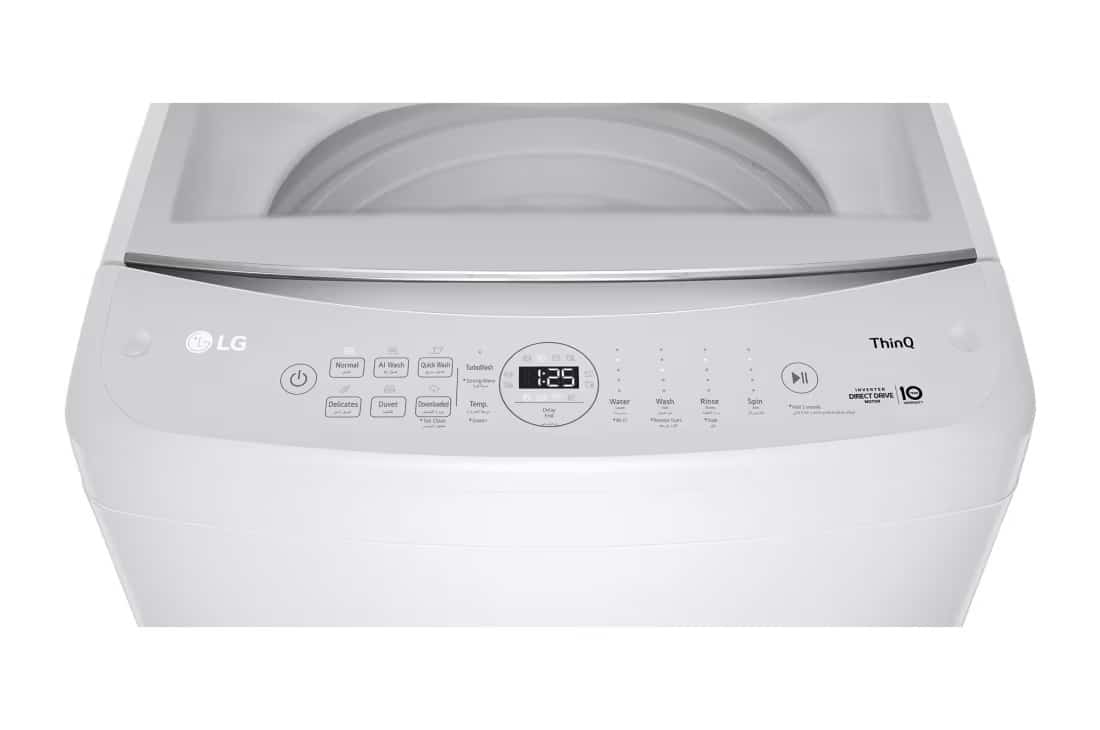 Photo of Top Load Wahser 20KG , White, Turbo Drum , ThinQ™