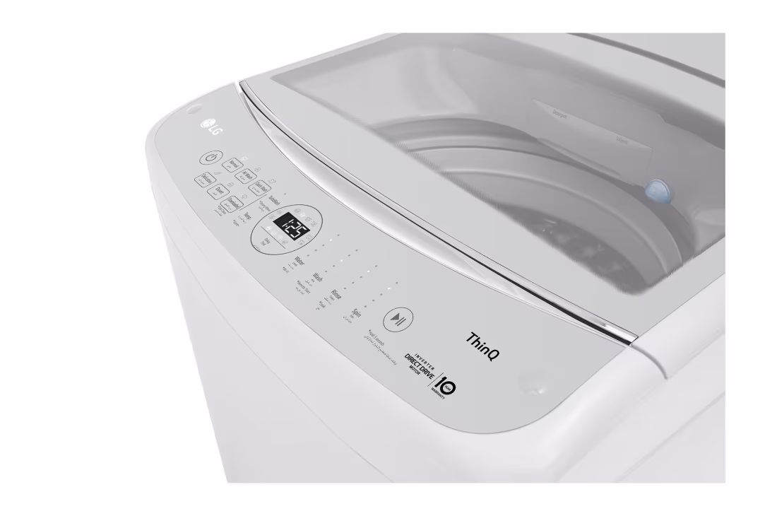 Photo of Top Load Wahser 20KG , White, Turbo Drum , ThinQ™