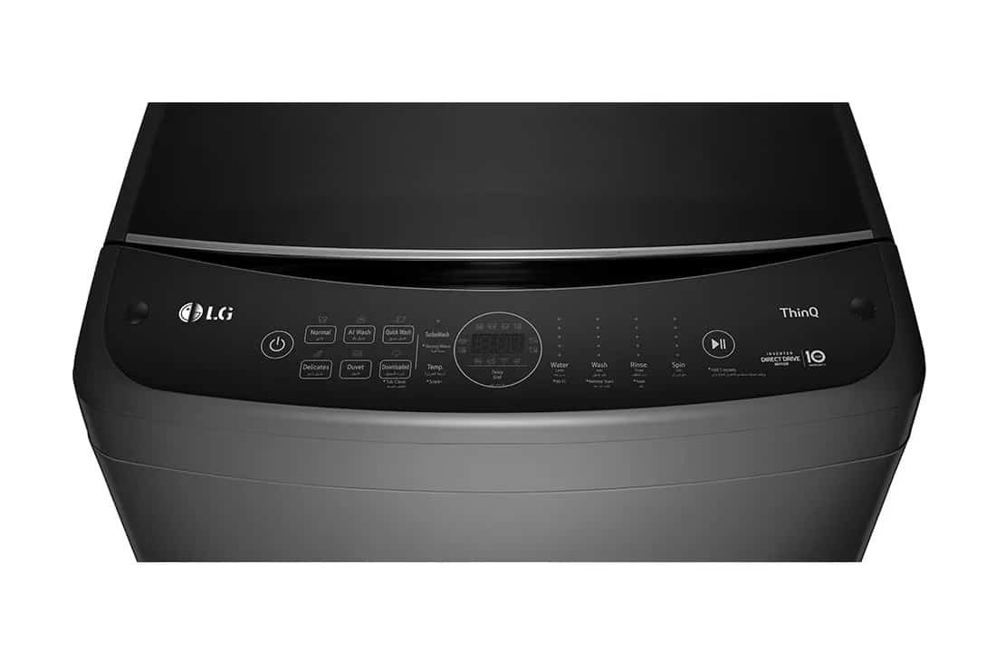 Photo of غسالة LG تحميل علوي سعة 20 كجم، مزودة بتقنية AIDD، وTurbo wash3D، وTruboDrum