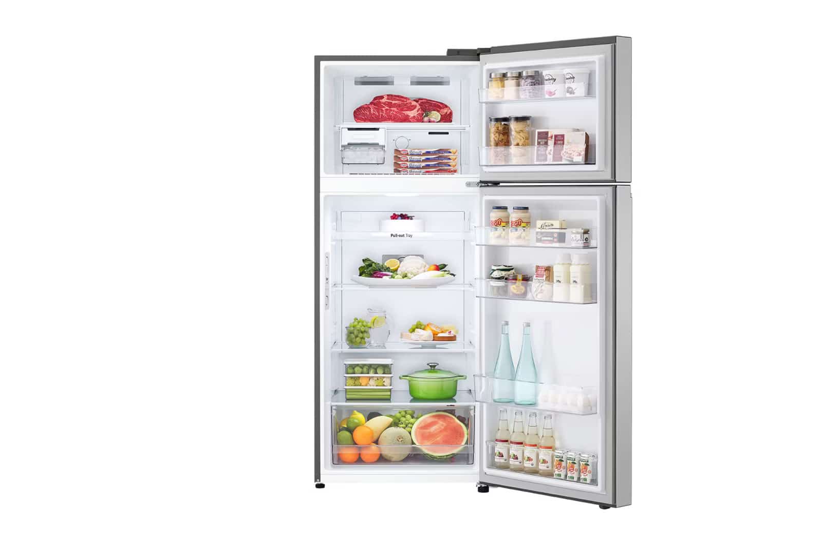 Photo of Top freezer Refrigerator 423L Gross Capacity, Smart Inverter™ , Silver Color