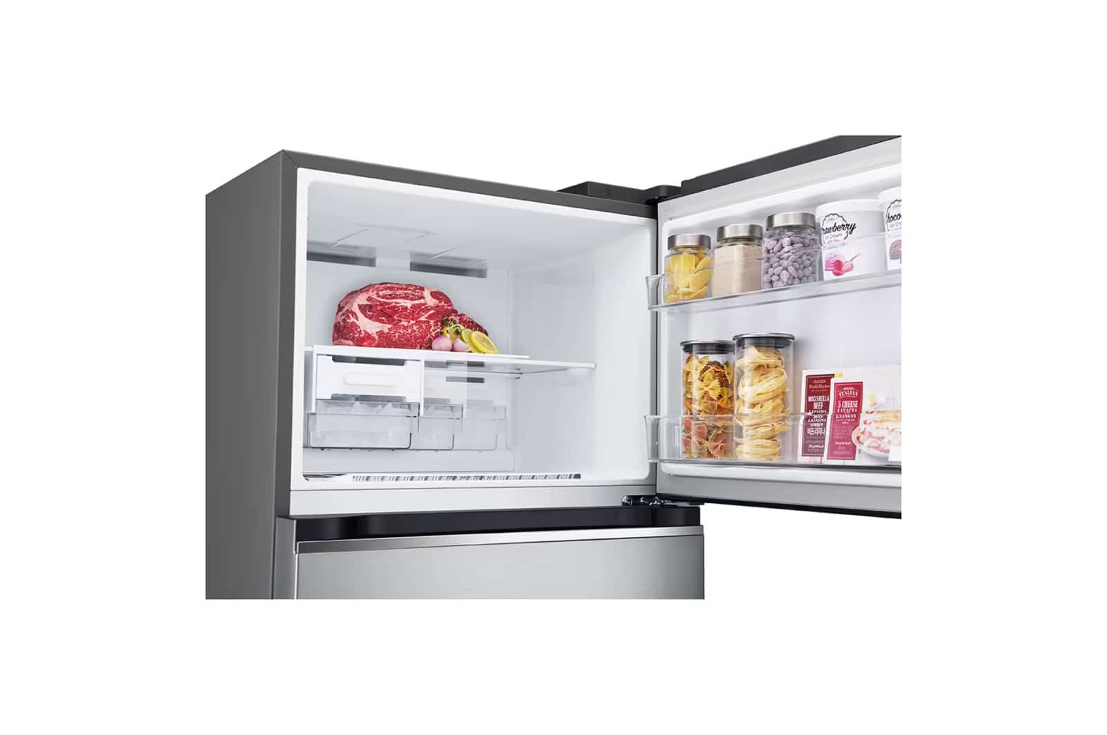 Photo of Top freezer Refrigerator 423L Gross Capacity, Smart Inverter™ , Silver Color
