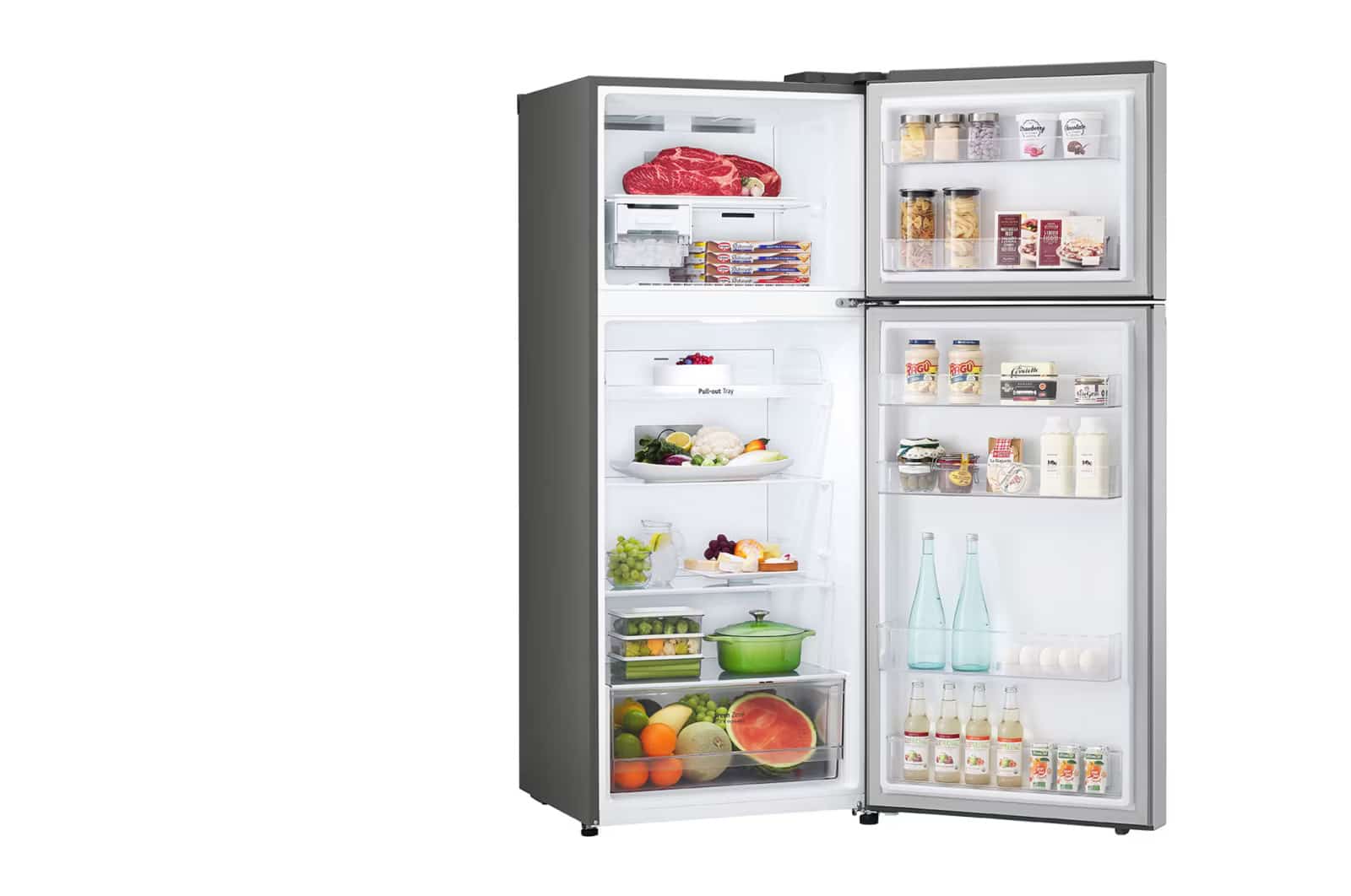Photo of Top freezer Refrigerator 423L Gross Capacity, Smart Inverter™ , Silver Color