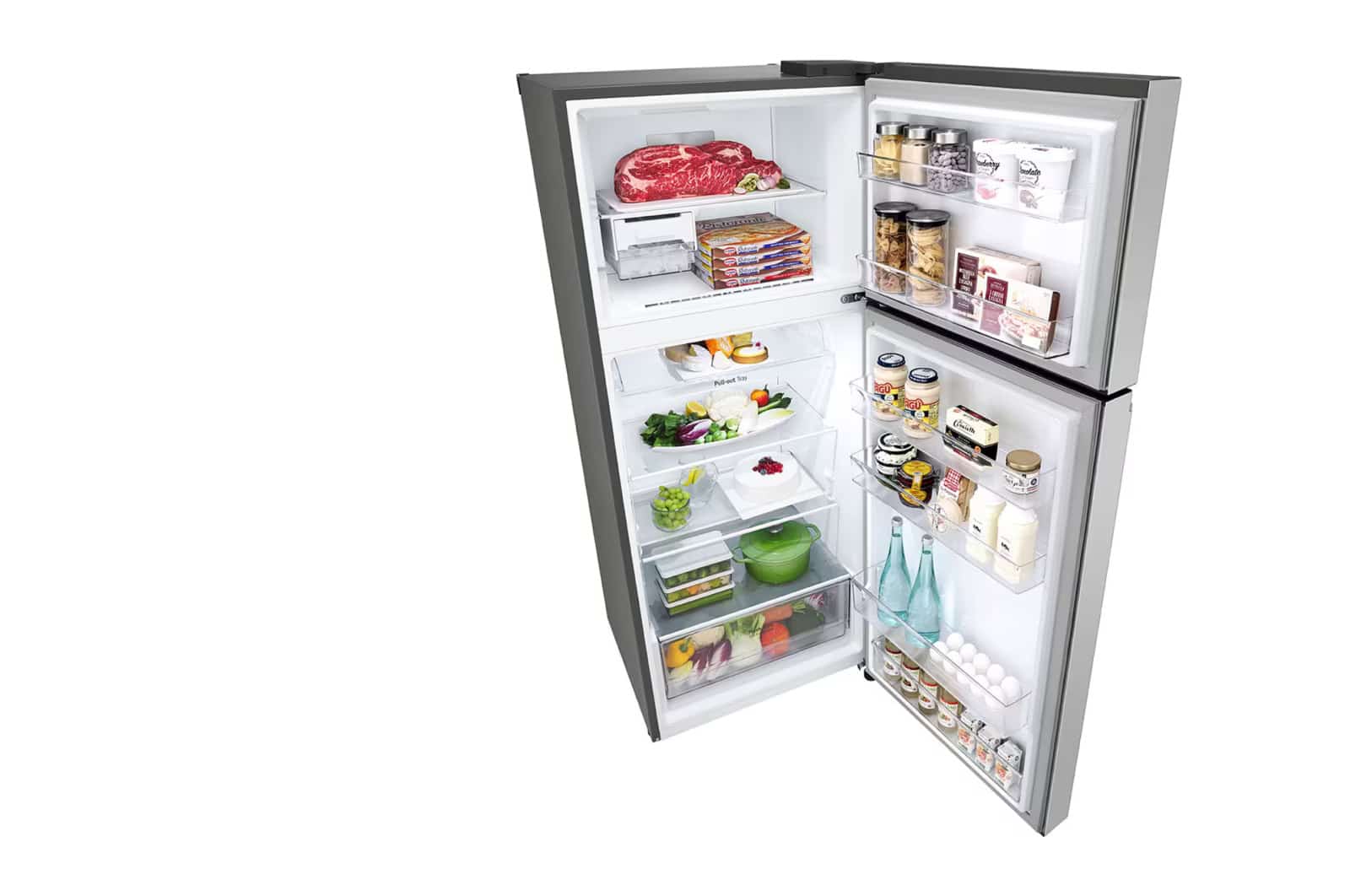 Photo of Top freezer Refrigerator 423L Gross Capacity, Smart Inverter™ , Silver Color