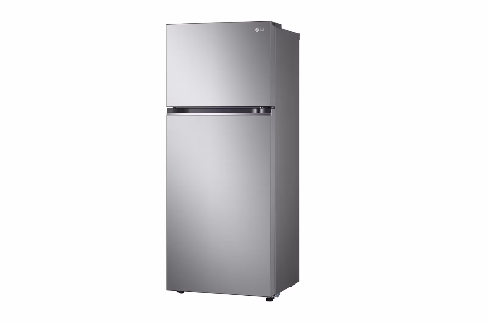 Photo of ساردکەرەوەی ئێڵ جی بەفرگر لە سەرەوەی (Top freezer)، بە قەبارەی گشتی 423 لیتر، مەکینەی ئینڤێرتەری زیرەک (Smart Inverter™)، ڕەنگی زیوی.