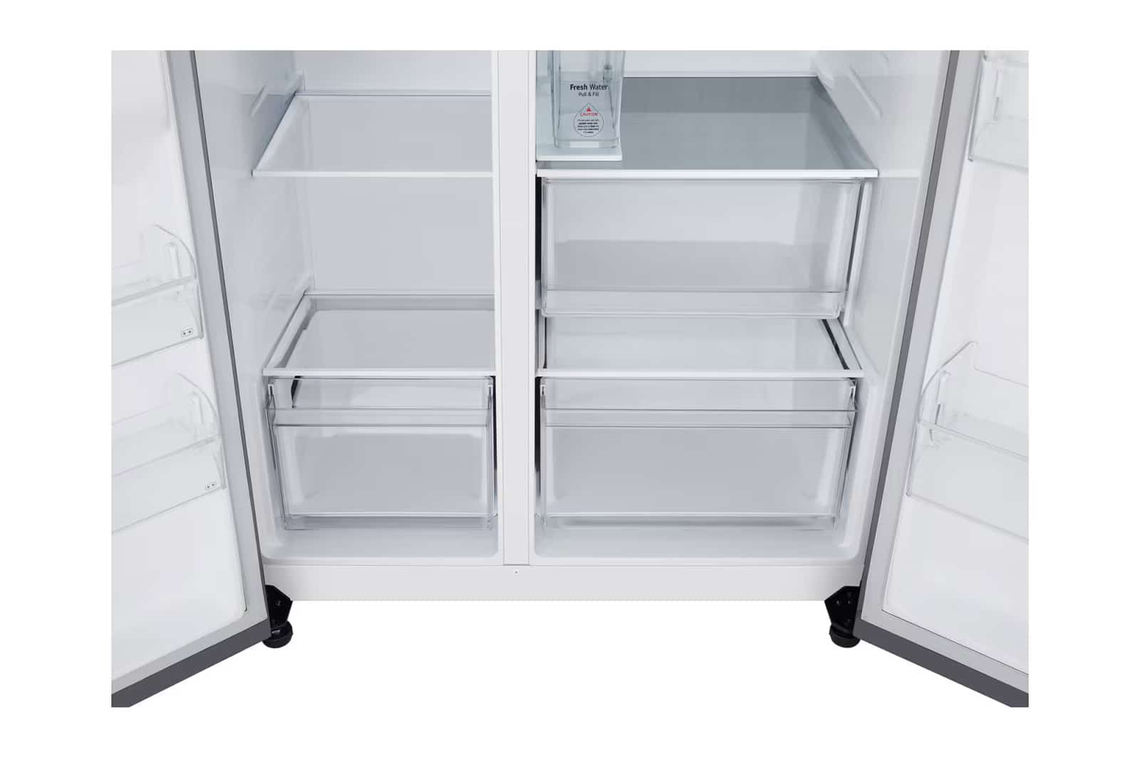 Photo of LG Side by Side 625L Refrigerator, Smart Diagnosis™, LINEARCooling™, Prime Silver