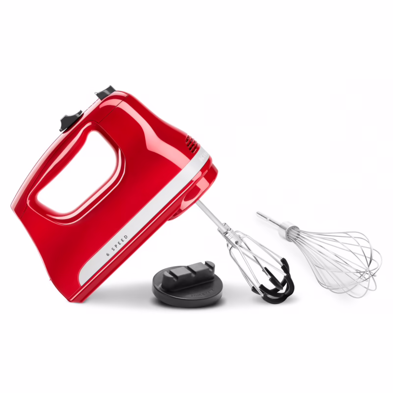 Photo of KitchenAid 6-Speed Hand Mixer،  Empire Red | 5KHM6118EER