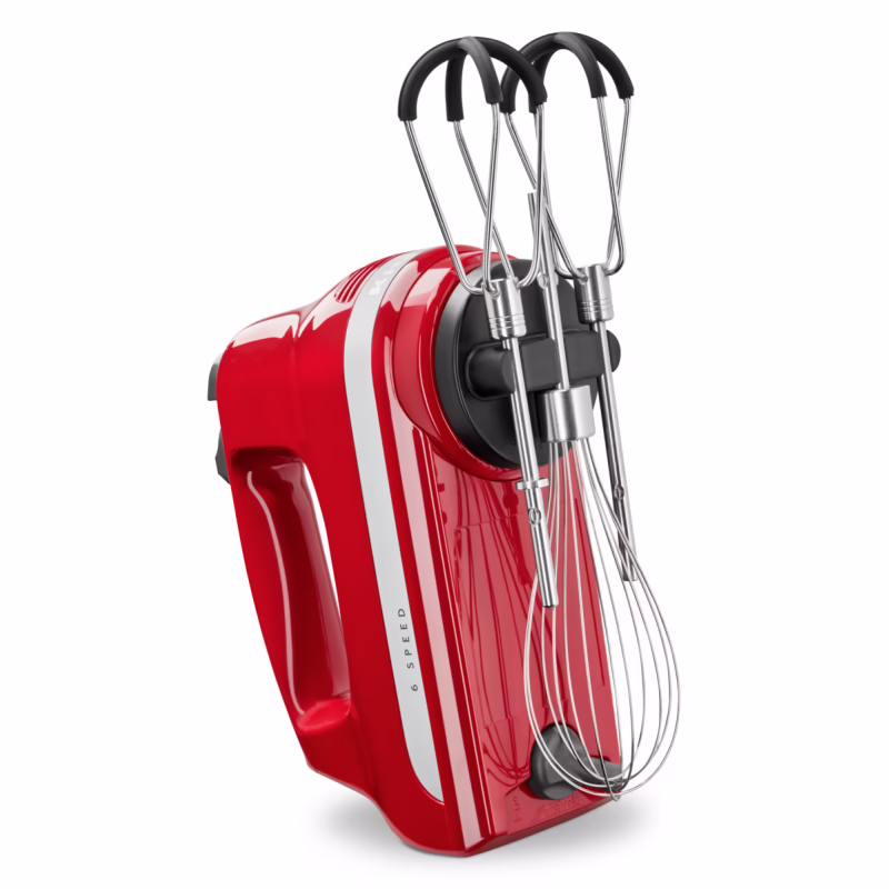 Photo of KitchenAid 6-Speed Hand Mixer،  Empire Red | 5KHM6118EER