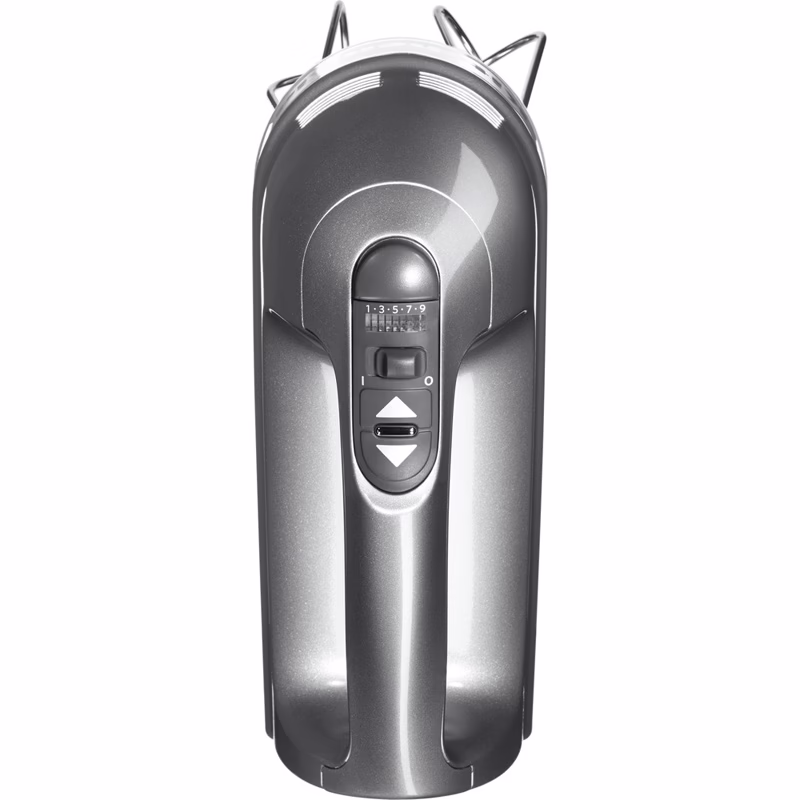 Photo of KitchenAid 9-Speed Hand Mixer, Color: CONTOUR SILVER| 5KHM9212ECU