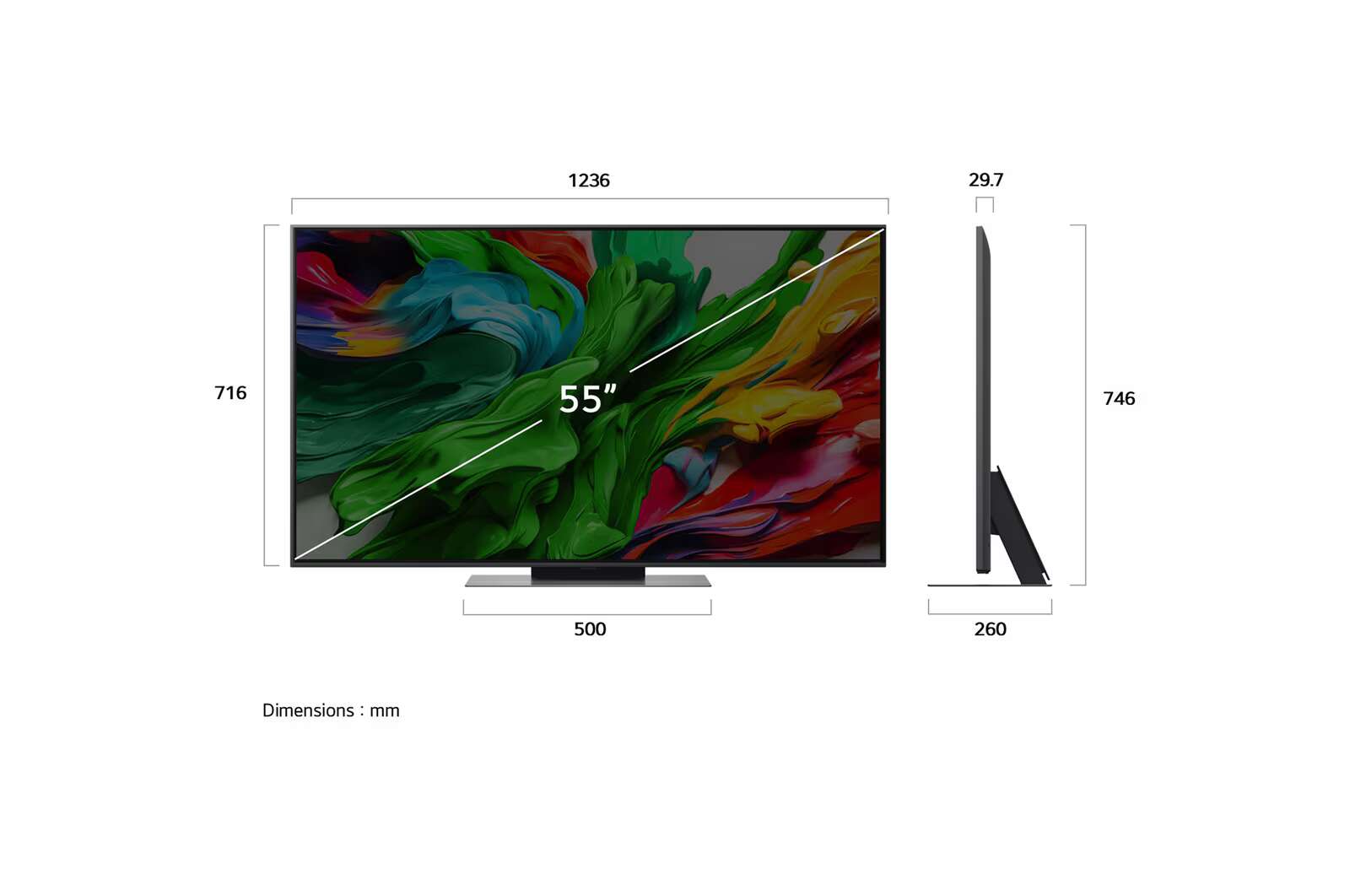 Photo of شاشة 55 بوصة LG QNED evo AI QNED86 MiniLED بدقة 4K بمعدل 120 هرتز، تلفزيون ذكي، ريموت ماجيك، نظام webOS25، إصدار 2025