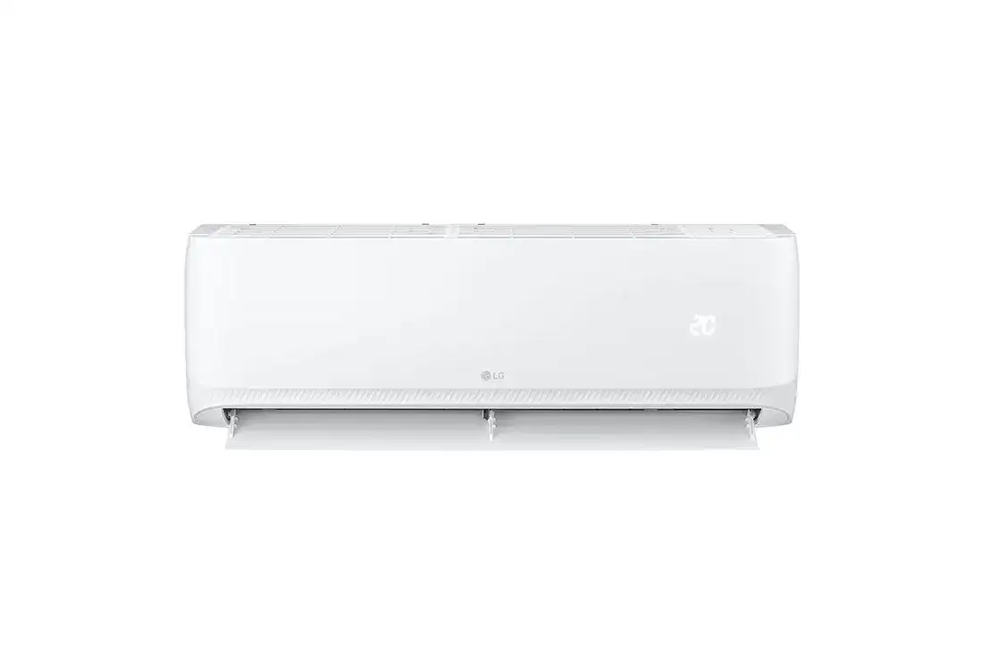 Photo of مكيّف هواء LG جداري سعة 1 طن (ON/OFF)، تبريد سريع، استشعار مزدوج، تشغيل ذكي، تقنية ™Goldfin مضادة للتآكل ، إعادة تشغيل تلقائية، مؤشر LED
