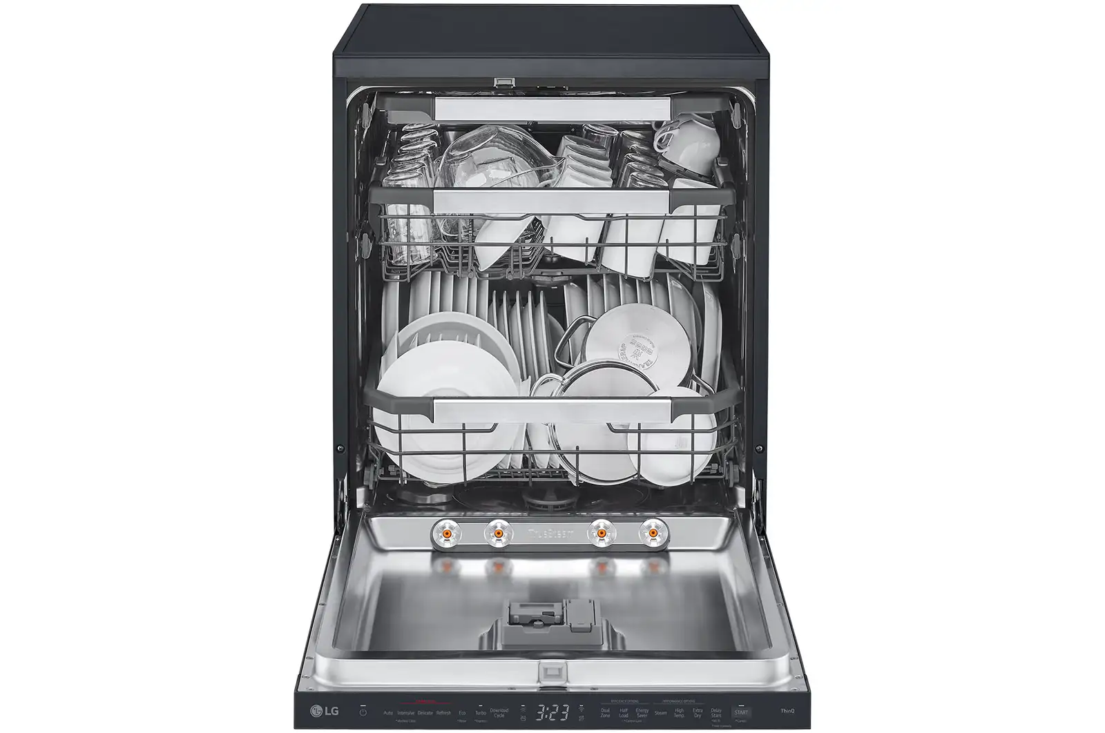 Photo of LG Dishwasher DFC237HMS, 14 Place Settings, Matt Black, with QuadWash™ and TrueSteam™ Technology