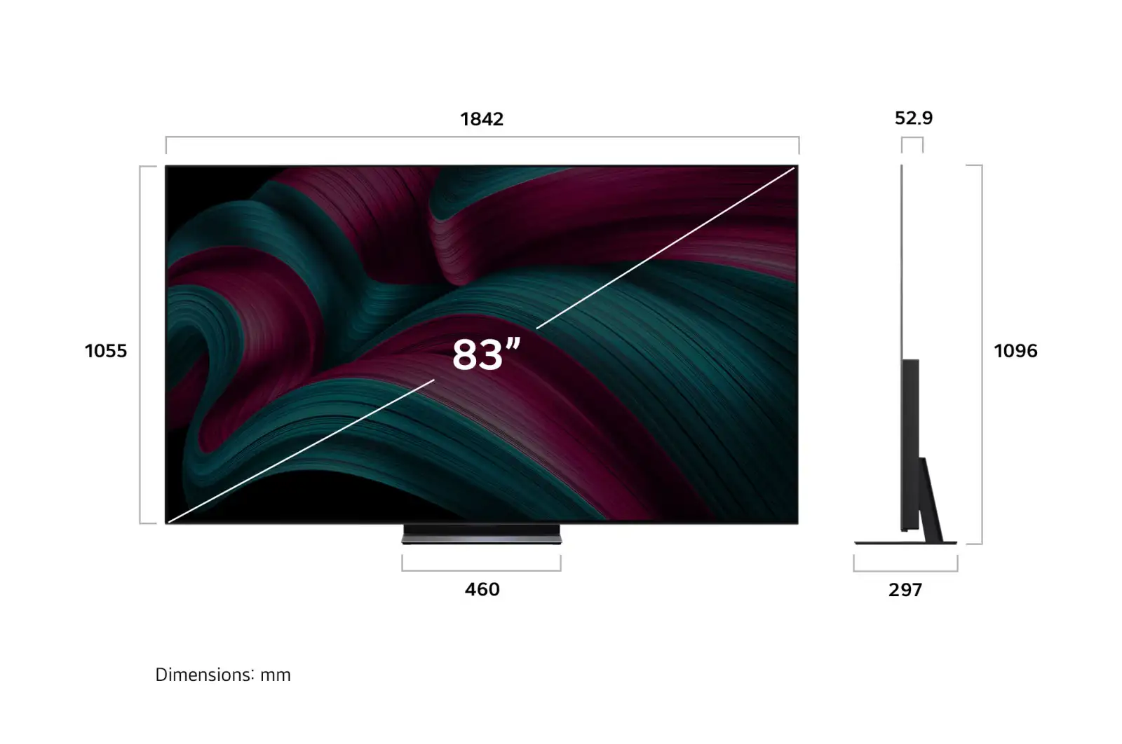 Photo of تەلەڤیزیۆنی زیرەکی 65ئینج ئێڵ جی OLED evo AI C5 4K 144Hz لەگەڵ ریمۆتی AI Magic و webOS25 2025