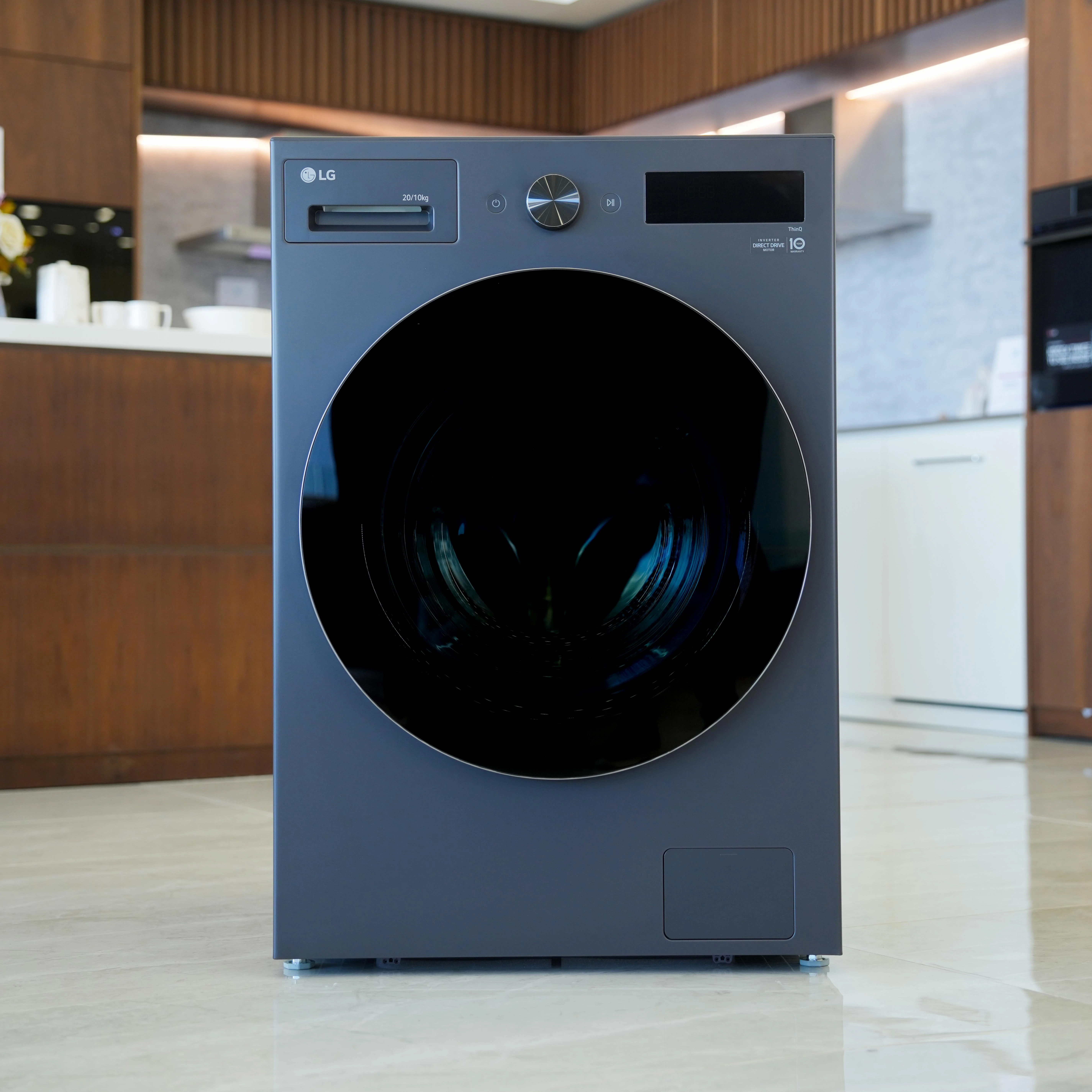 Photo of جلشۆری ئێڵ جی قەبارە 20/10 کیلۆگرام، بە تەکنەلۆژیای AI DD™، هەڵم (Steam™)، و TurboWash™ 360، ڕەنگی گەوهەری ( ڕەساسی تۆخ )