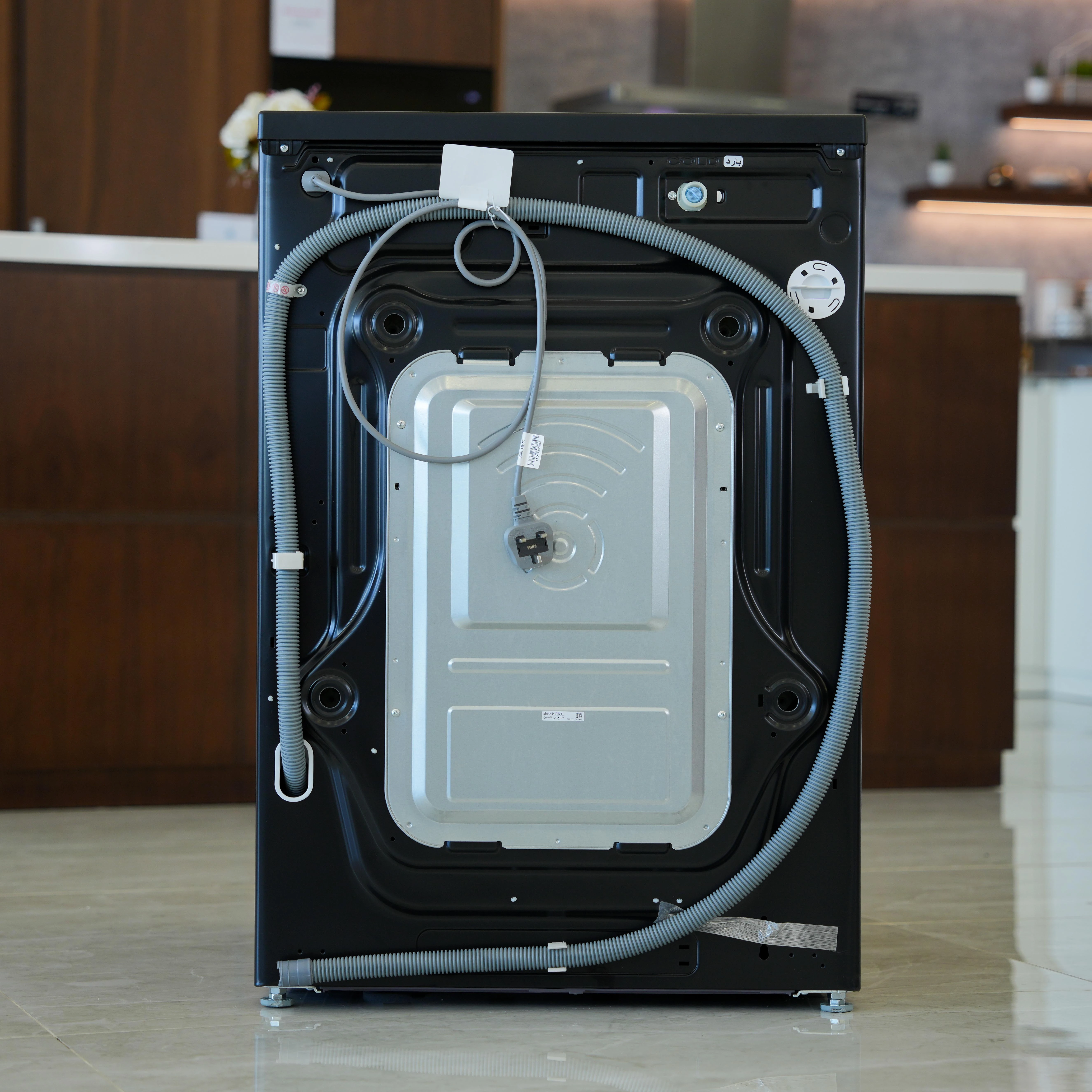 Photo of غسالة LG، سعة 18/10 كیلو، مع تقنية AI DD™، البخار (Steam™)، و TurboWash™ 360، لون رمادي جرافيتي