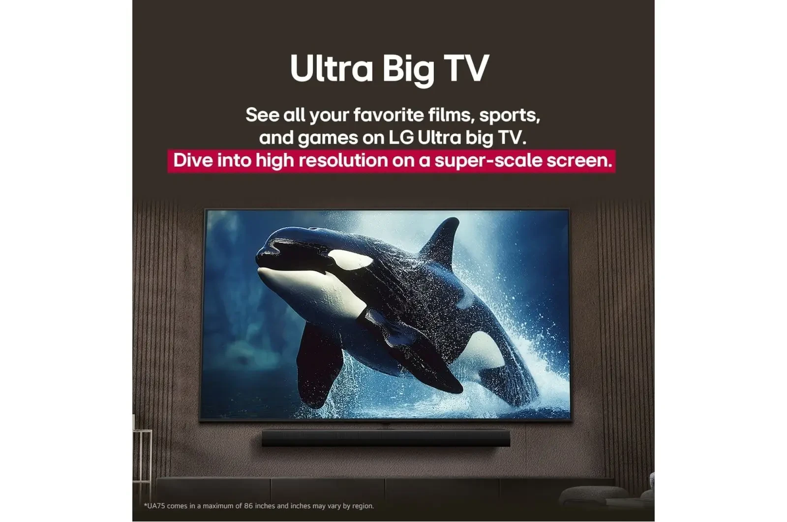 Photo of تەلەفیزیۆنی زیرەکی ئێڵ جی  AI UA85  قەبارە 86 ئینج، بە کوالێتی بەرزی4KUHD، ڕیمۆتی جادوویی AI، HDR10، WebOS25، مۆدێلی 2025