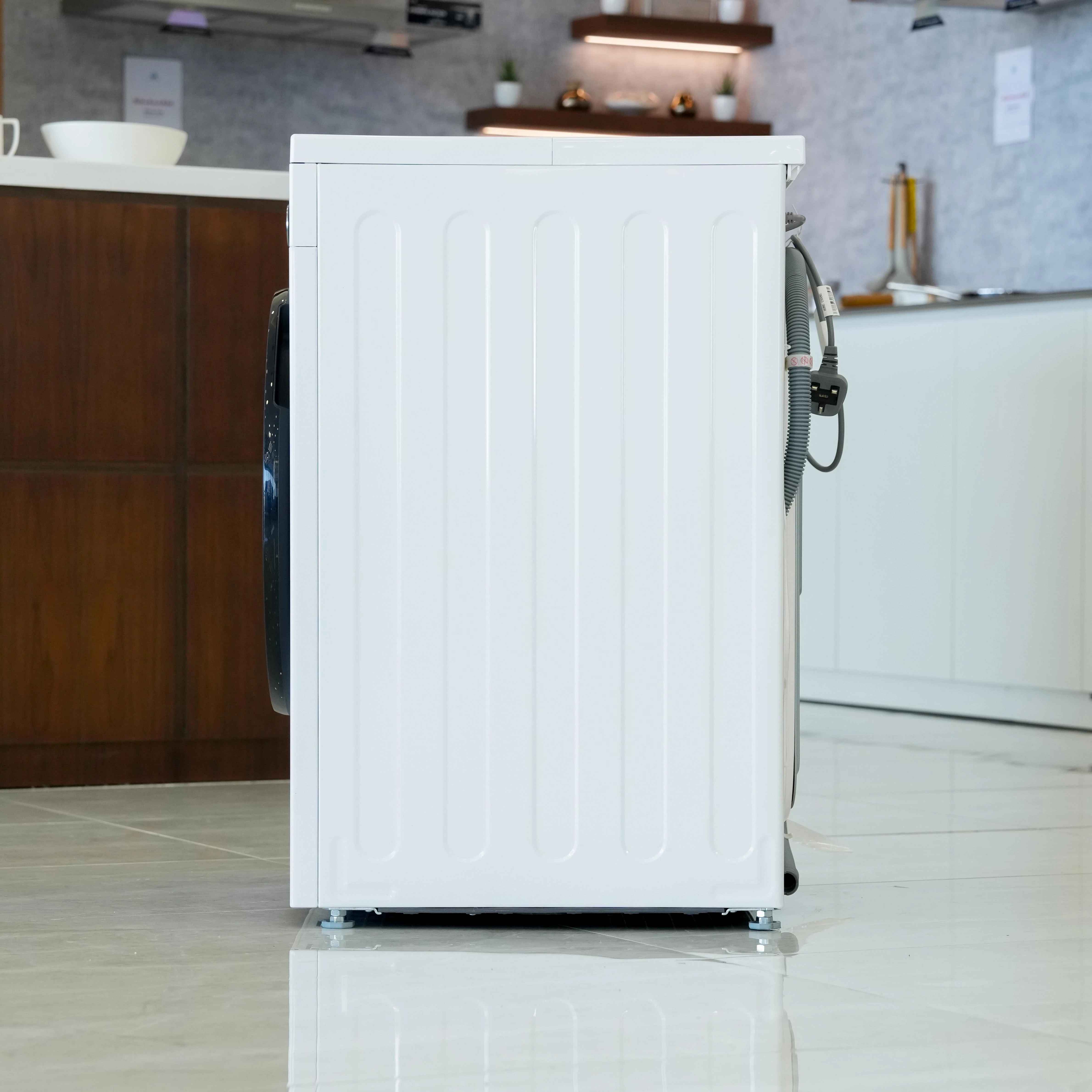 Photo of جلشۆری ئێڵ جی 9 کیلۆیی بە تایبەتمەندیەکانی، Inverter DD Motor, SmartThinQ™, وە بە ڕەنگی سپی ناوازە.