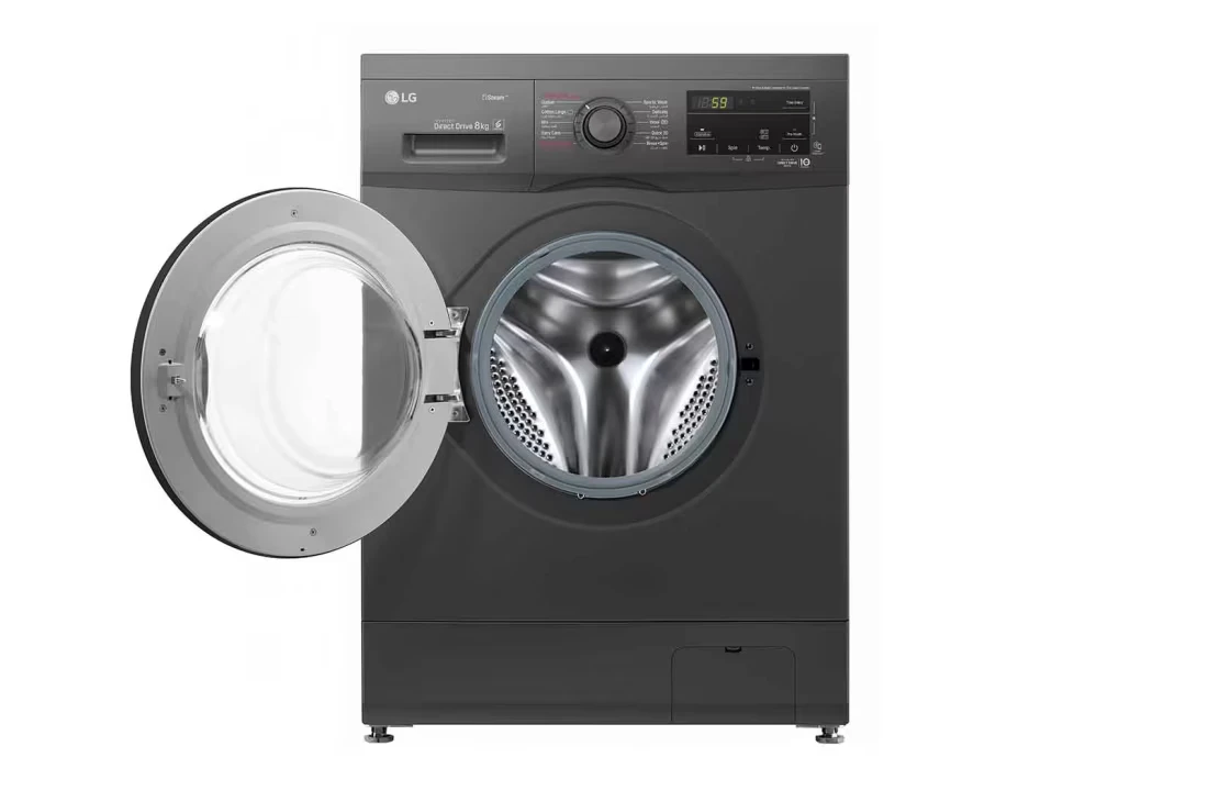 Photo of Front Load Washer 8kg, Direct Drive Motor, Smart Diagnosis, Middle Black Color