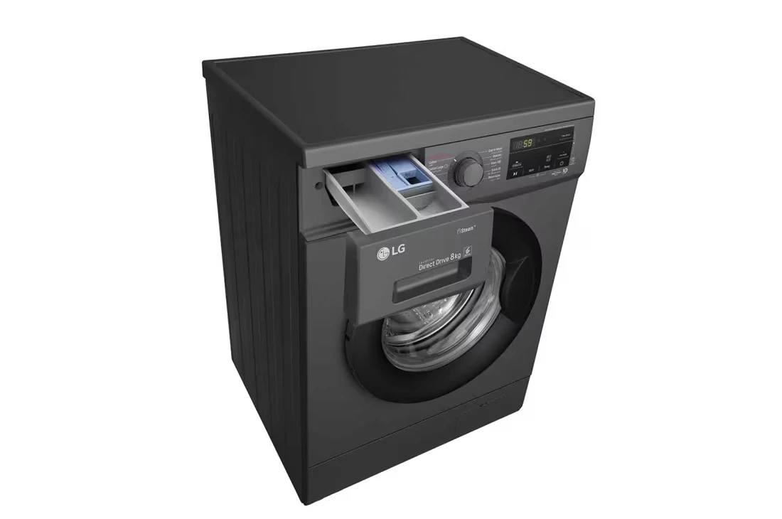 Photo of Front Load Washer 8kg, Direct Drive Motor, Smart Diagnosis, Middle Black Color