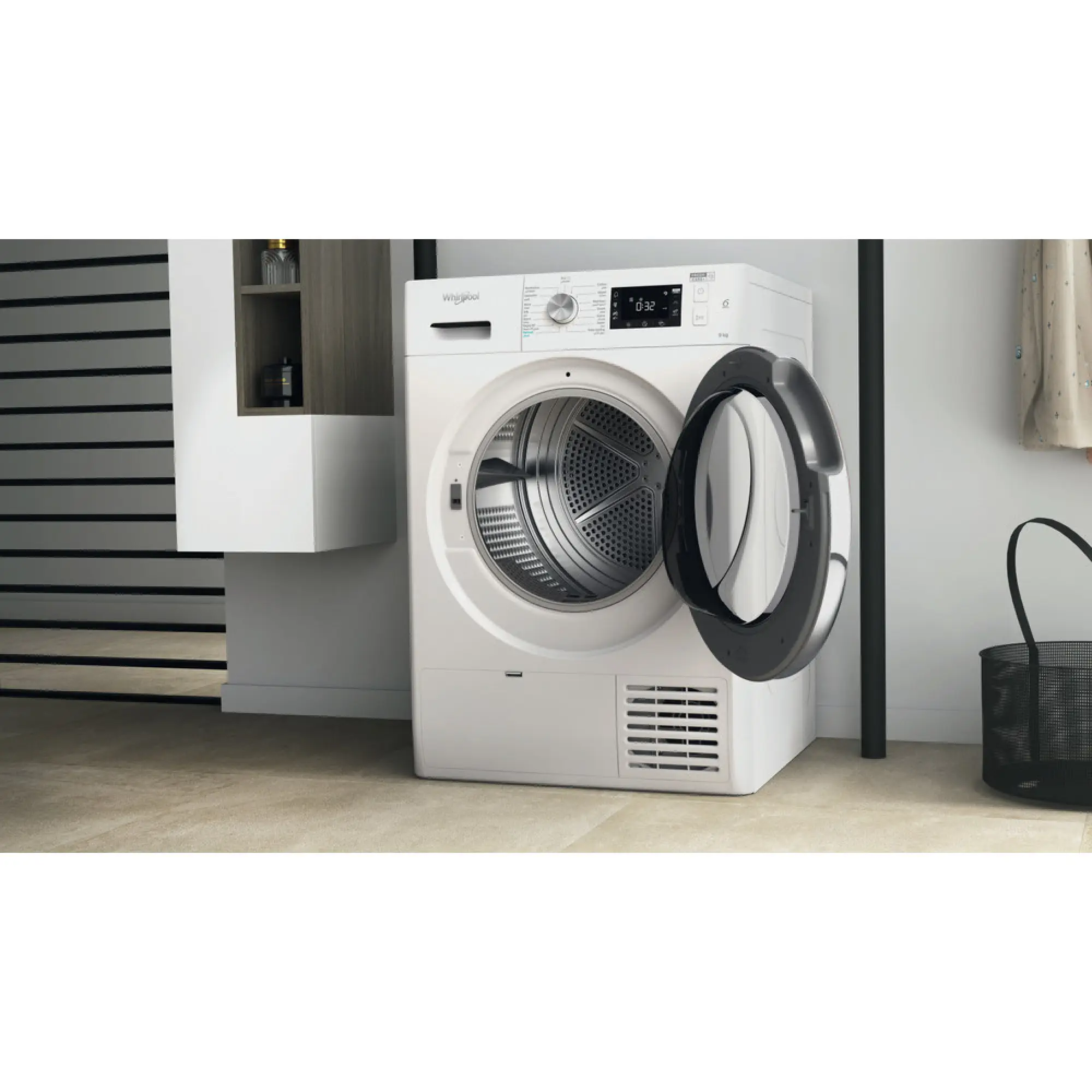 Photo of مجفف ملابس ويرلبول (Whirlpool) - مضخة حرارية - 9 كجم - موديل FFT M22 9X2X GCC