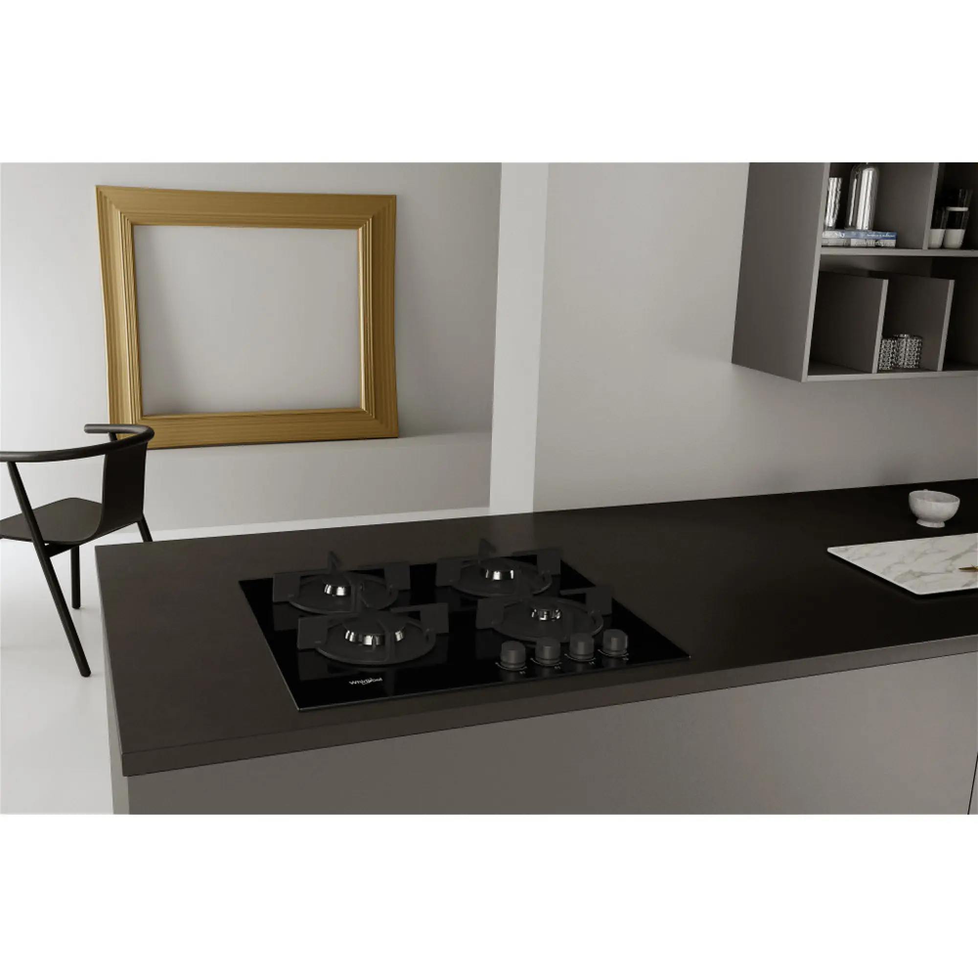 Photo of طباخ غاز ويرلبول: 4 شعلات - GOR 615/NB