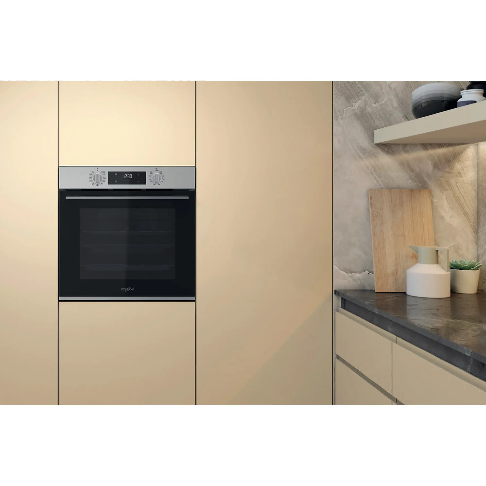 Photo of فرن ويرلبول كهربائي مدمج - لون إينوكس - تنظيف ذاتي الموديل: OMK58HR0X