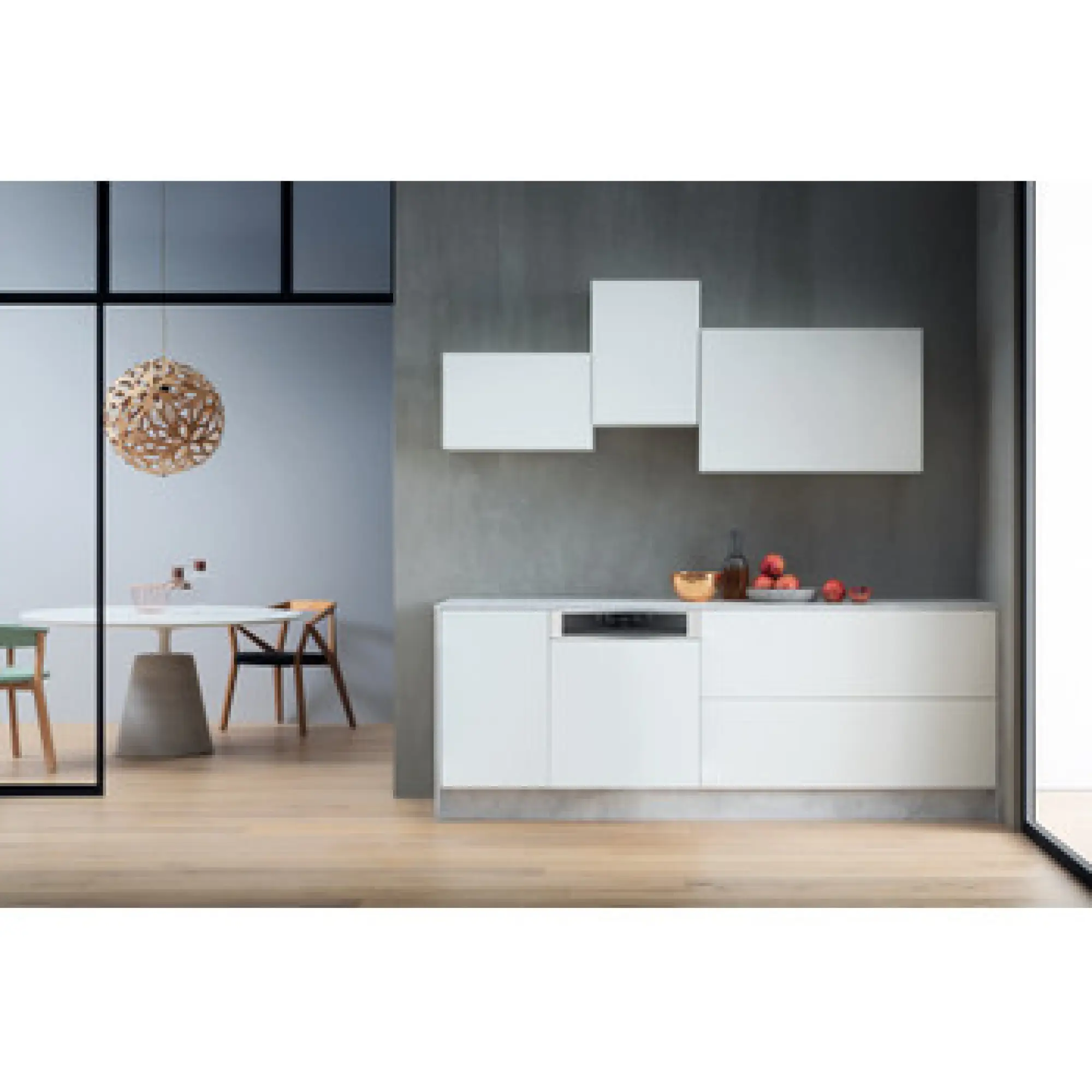 Photo of 	غسالة صحون ويرلبول نصف مدمجة: لون إنوكس، بحجم كامل  WBC 3C34 PF X