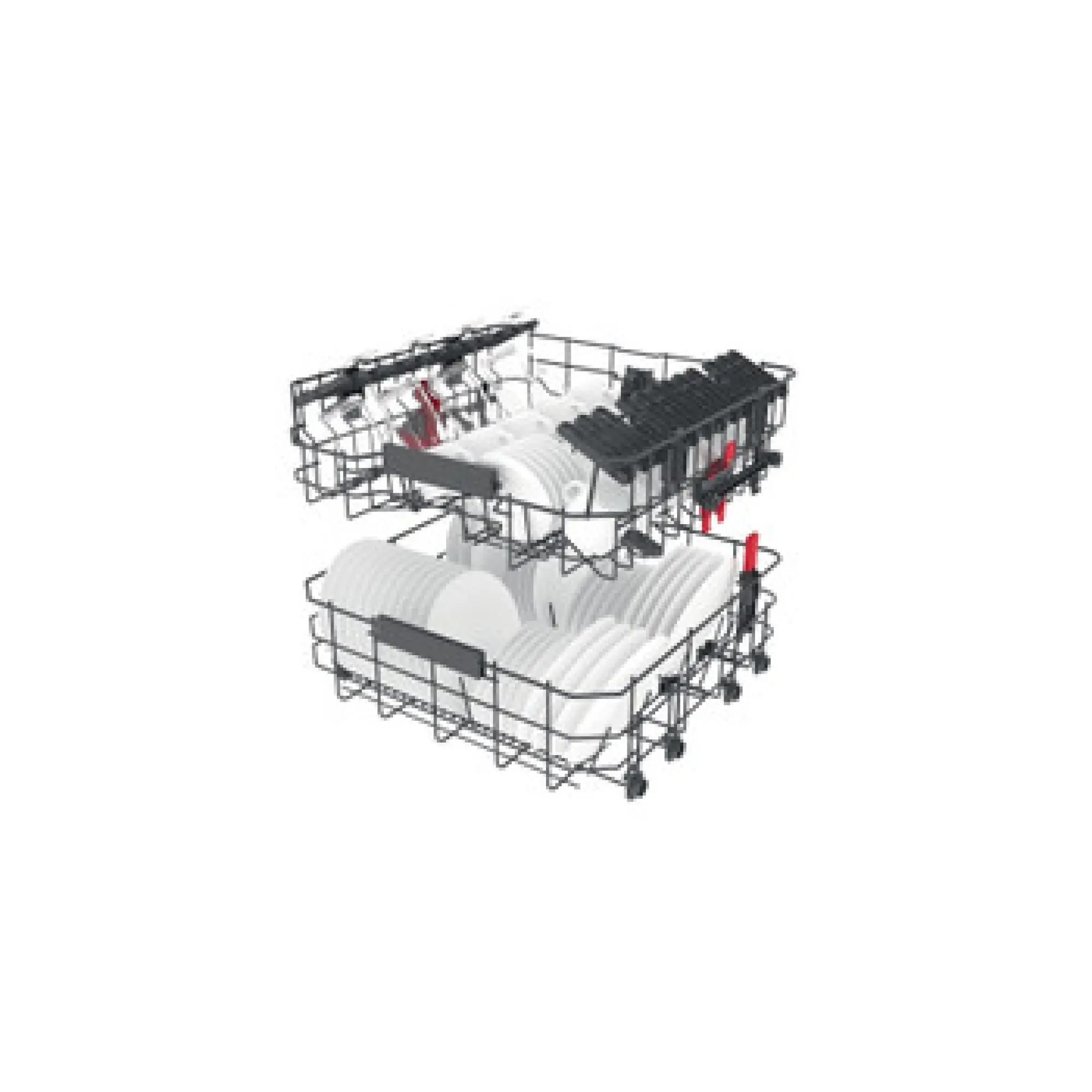 Photo of 	غسالة صحون ويرلبول نصف مدمجة: لون إنوكس، بحجم كامل  WBC 3C34 PF X