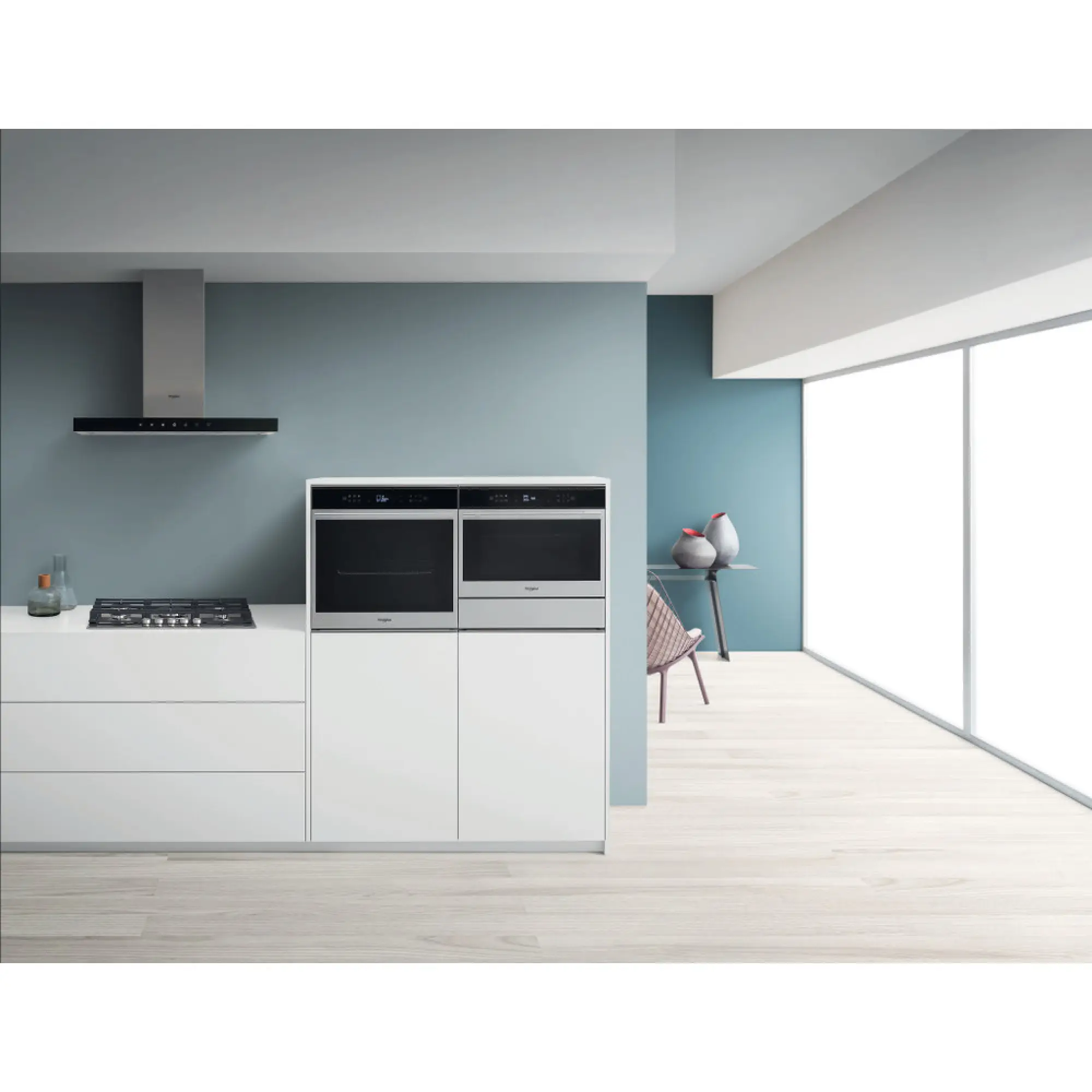 Photo of فرن ويرلبول كهربائي مدمج (بلت إن): لون إينوكس (ستيل)، تنظيف ذاتي - موديل W7 OM4 4BS1 H