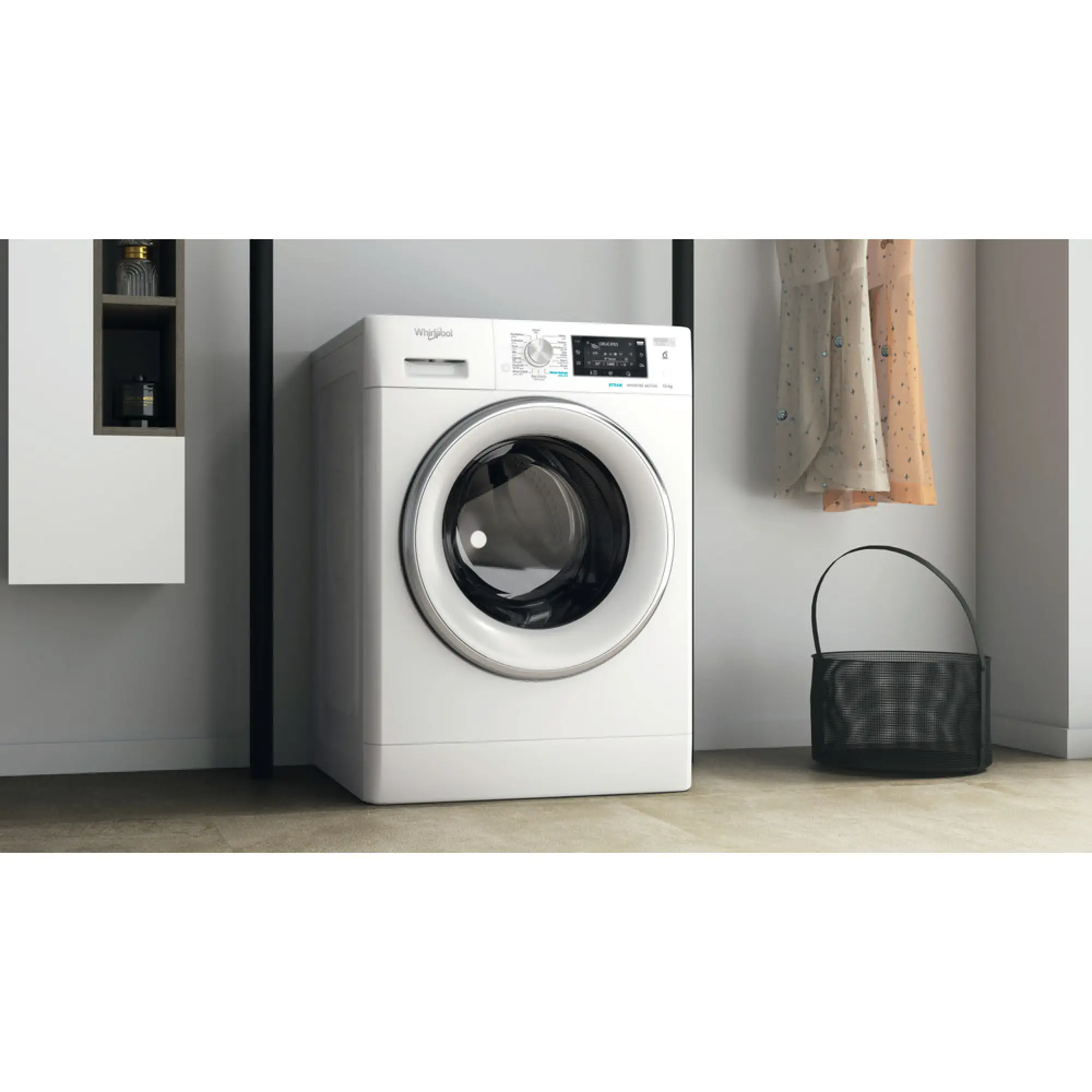 Photo of غسالة ملابس Whirlpool  ذات تحميل أمامي: 10 كجم FFD 10449 CV GCC