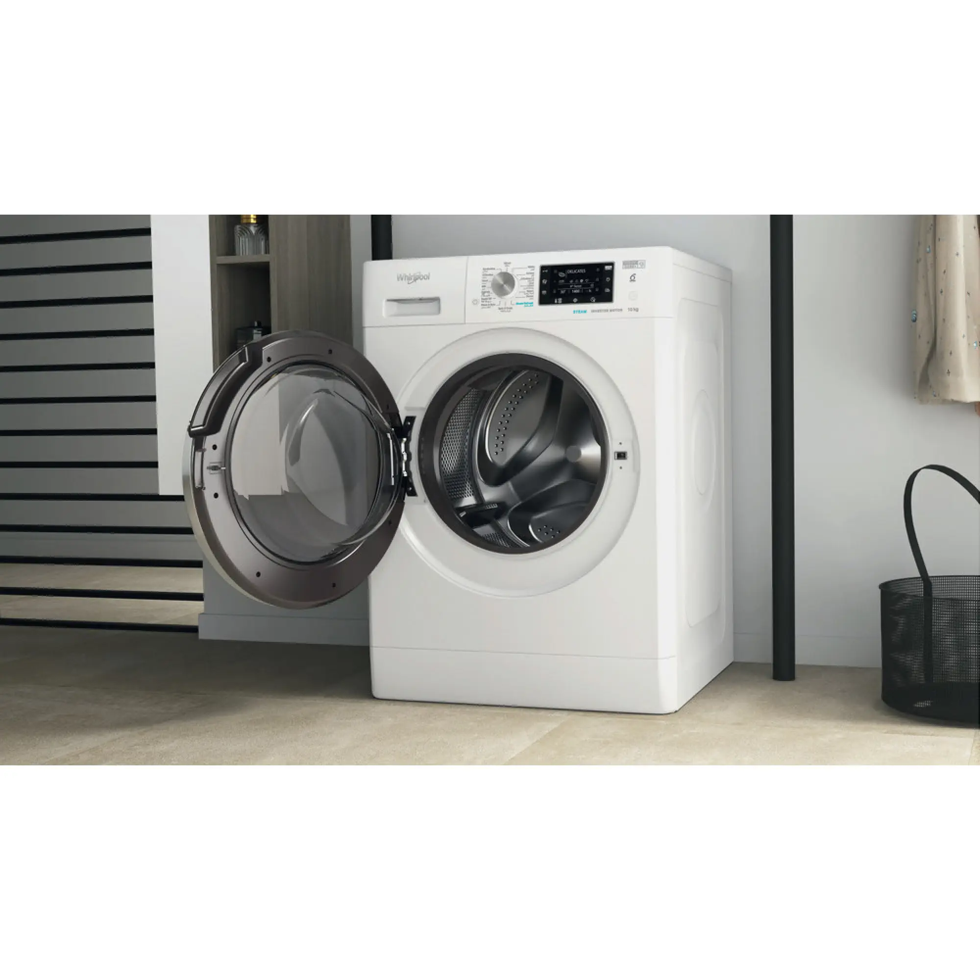 Photo of غسالة ملابس Whirlpool  ذات تحميل أمامي: 10 كجم FFD 10449 CV GCC