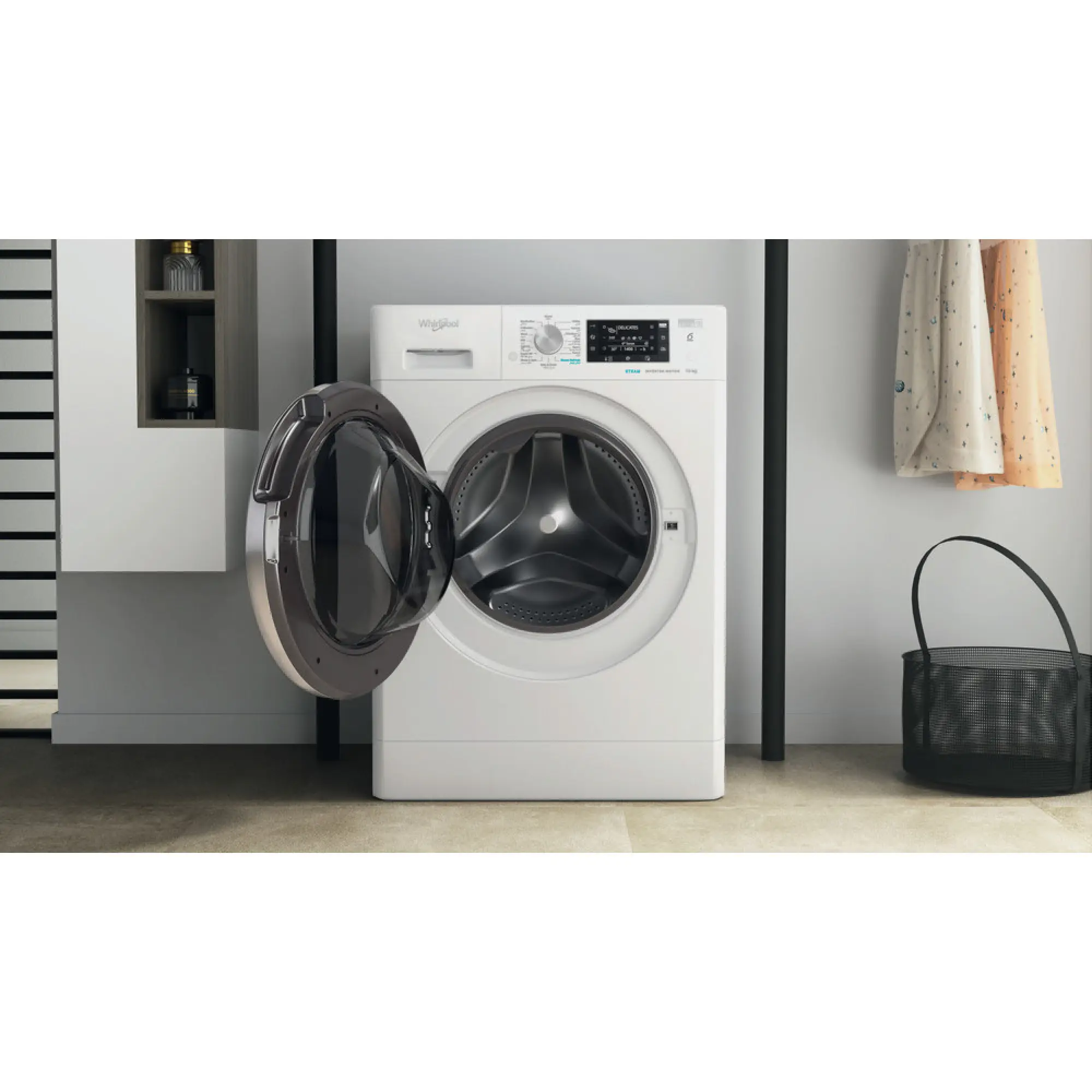Photo of غسالة ملابس Whirlpool  ذات تحميل أمامي: 10 كجم FFD 10449 CV GCC