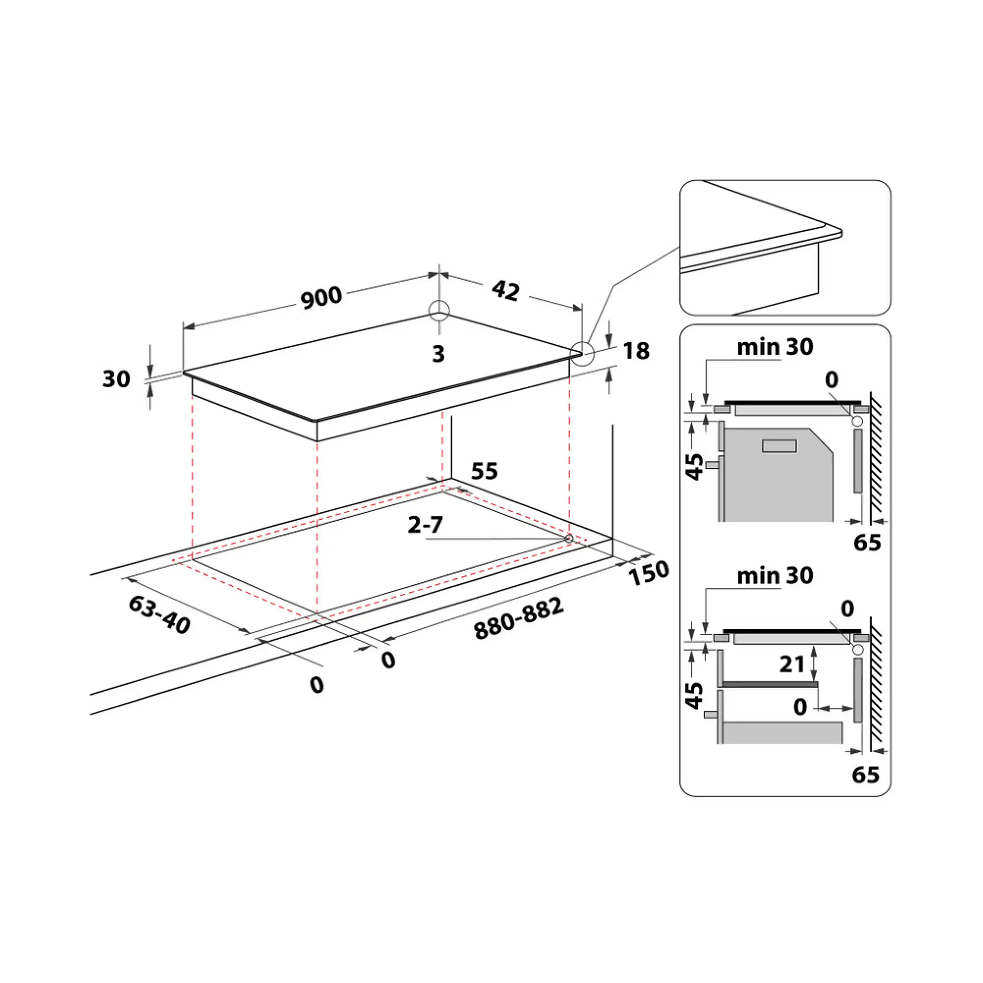 Photo of موقد ويرلبول - AKT 9020 B
