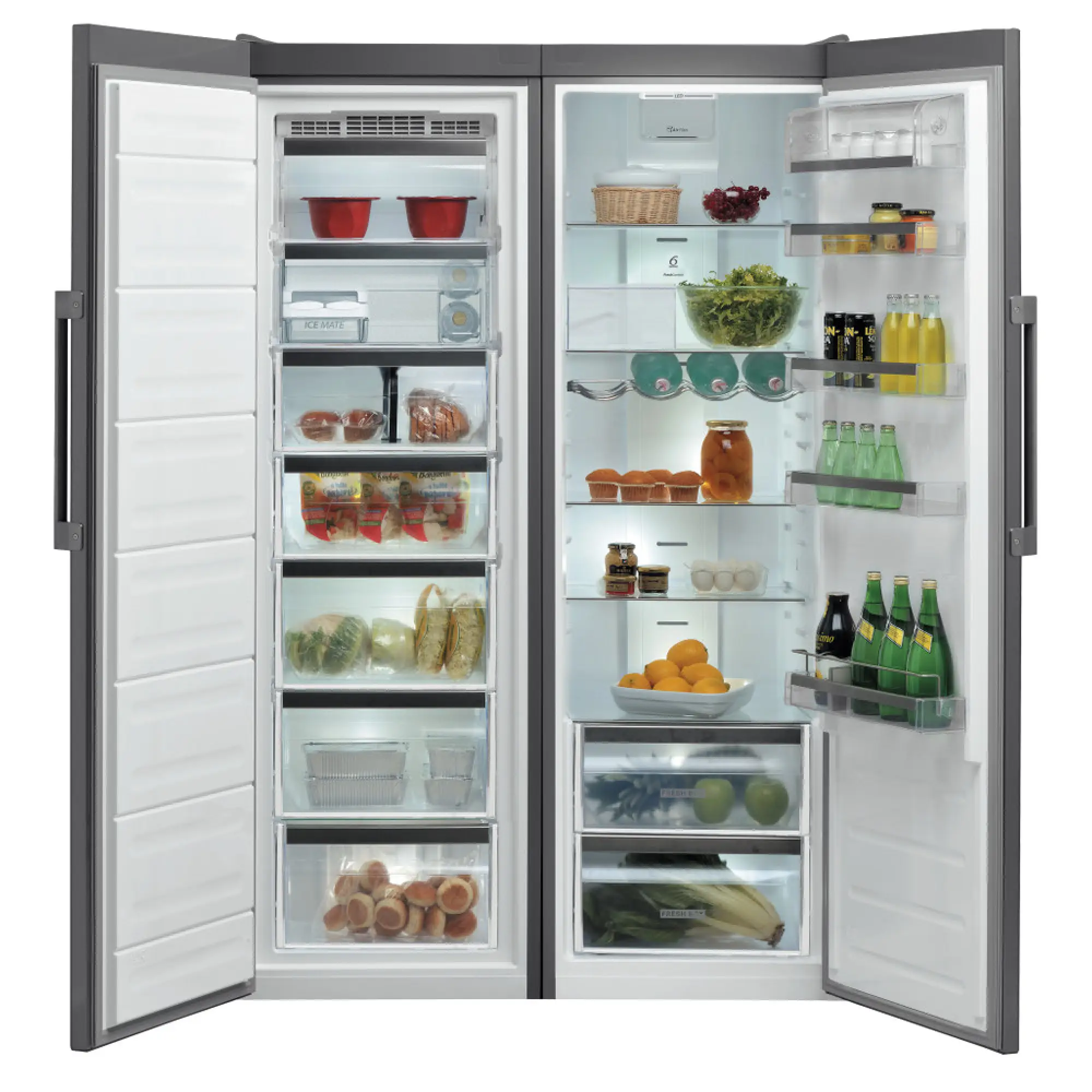 Photo of مجمدة ويرلبول عمودية: لون فضي (Inox) - UW8 F2D XBI EX