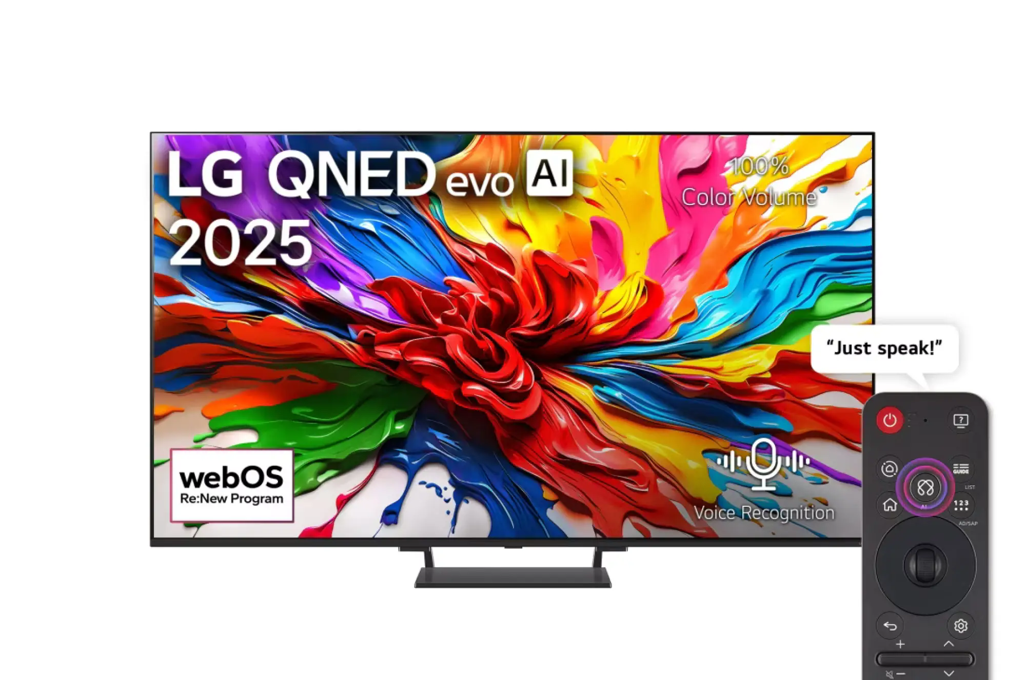 Photo of 65 inch LG QNED evo AI QNED93 4K 120Hz Native (VRR 144Hz) Smart TV AI Magic remote webOS25 2025