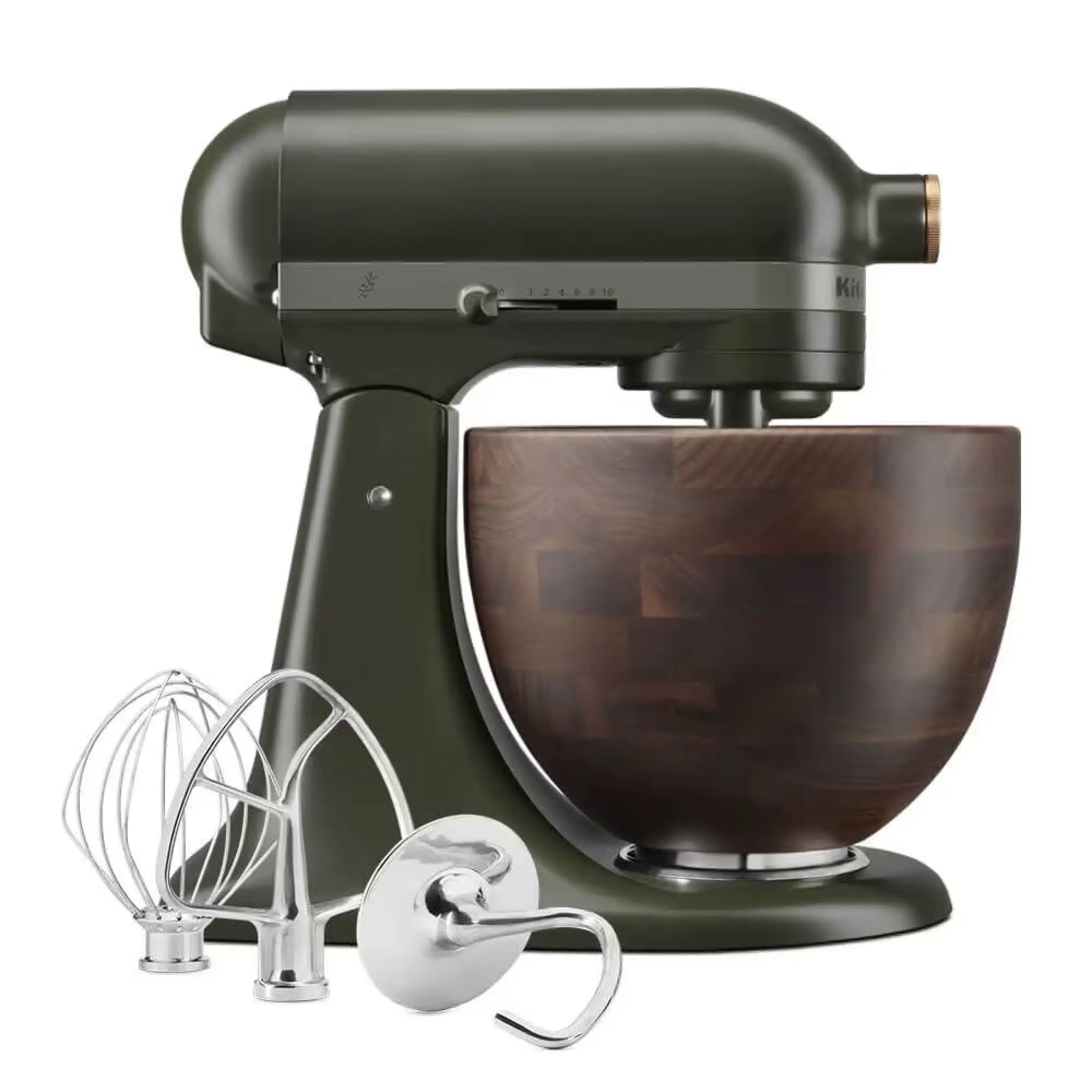 Photo of عجانة كيتشن أيد سلسلة تصاميم أرتيزان 4.7 لتر، اللون: أخضر غامق مطفي | 5KSM180WSBEG