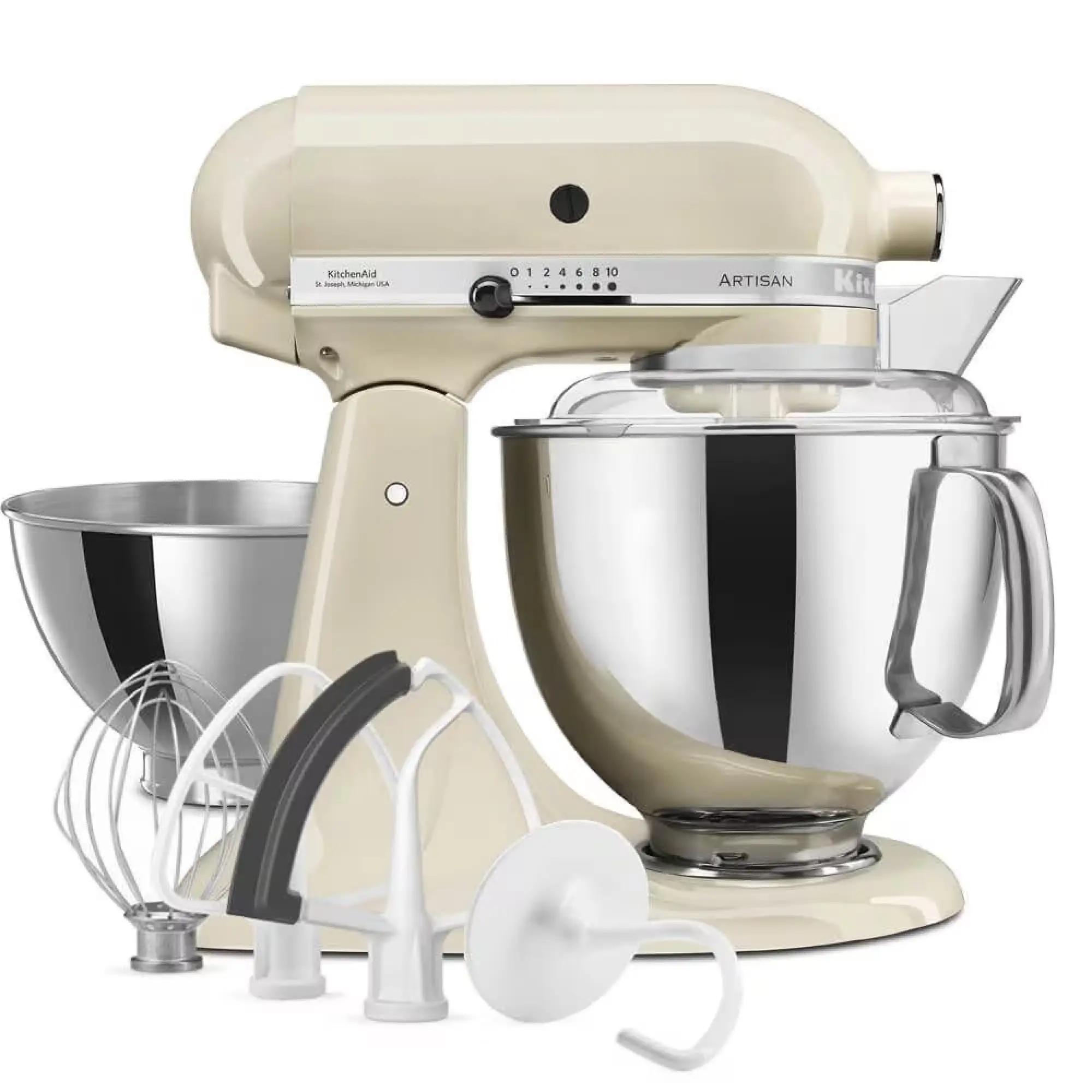 Photo of KitchenAid Artisan Elegance mixer 4.8L, Color: Almond Cream | 5KSM175PSBAC
