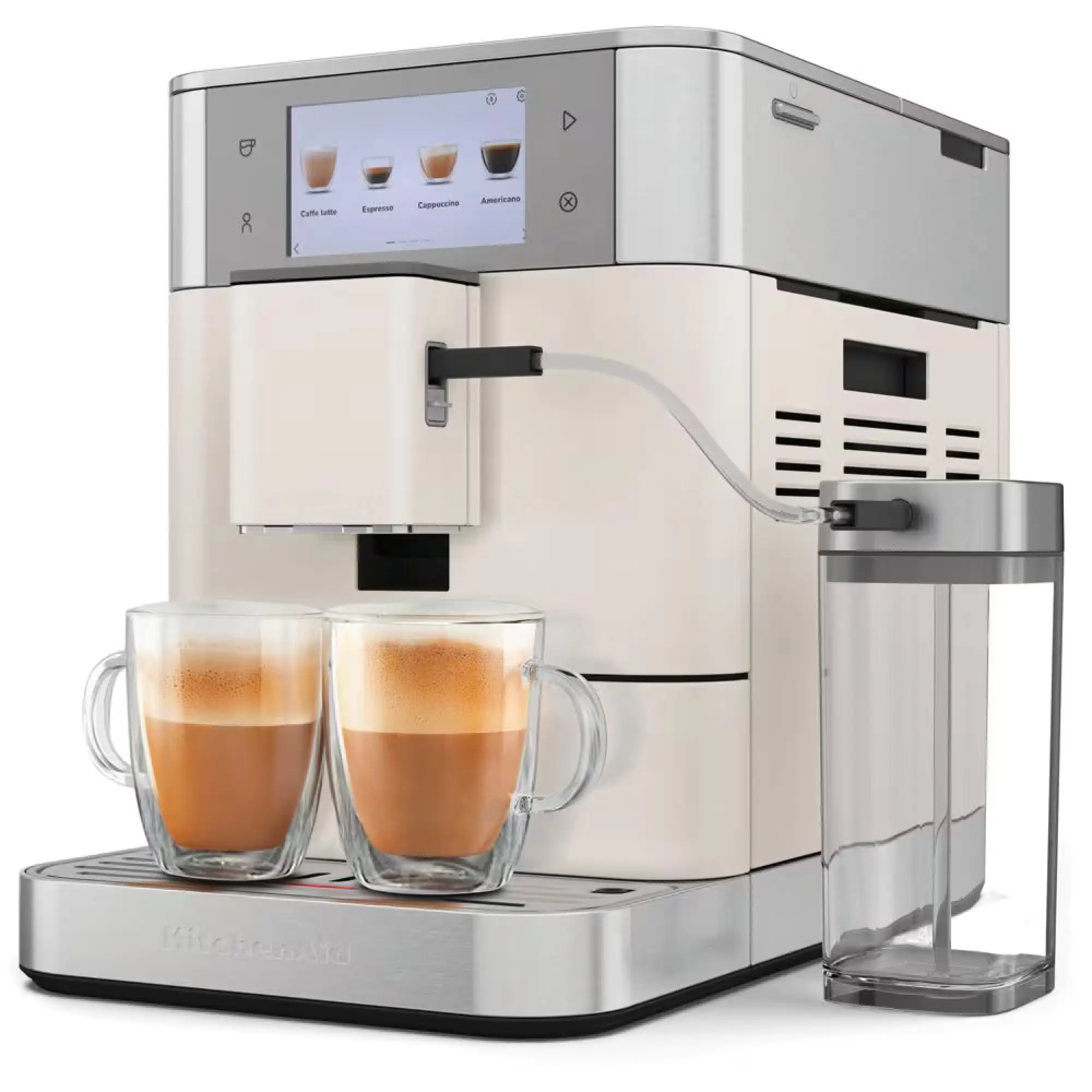 Photo of ماكينة صنع القهوة أوتوماتيكية بالكامل كيتشن أيد موديل KF8 - لون أبيض بورسلان | 5KES8558BPL