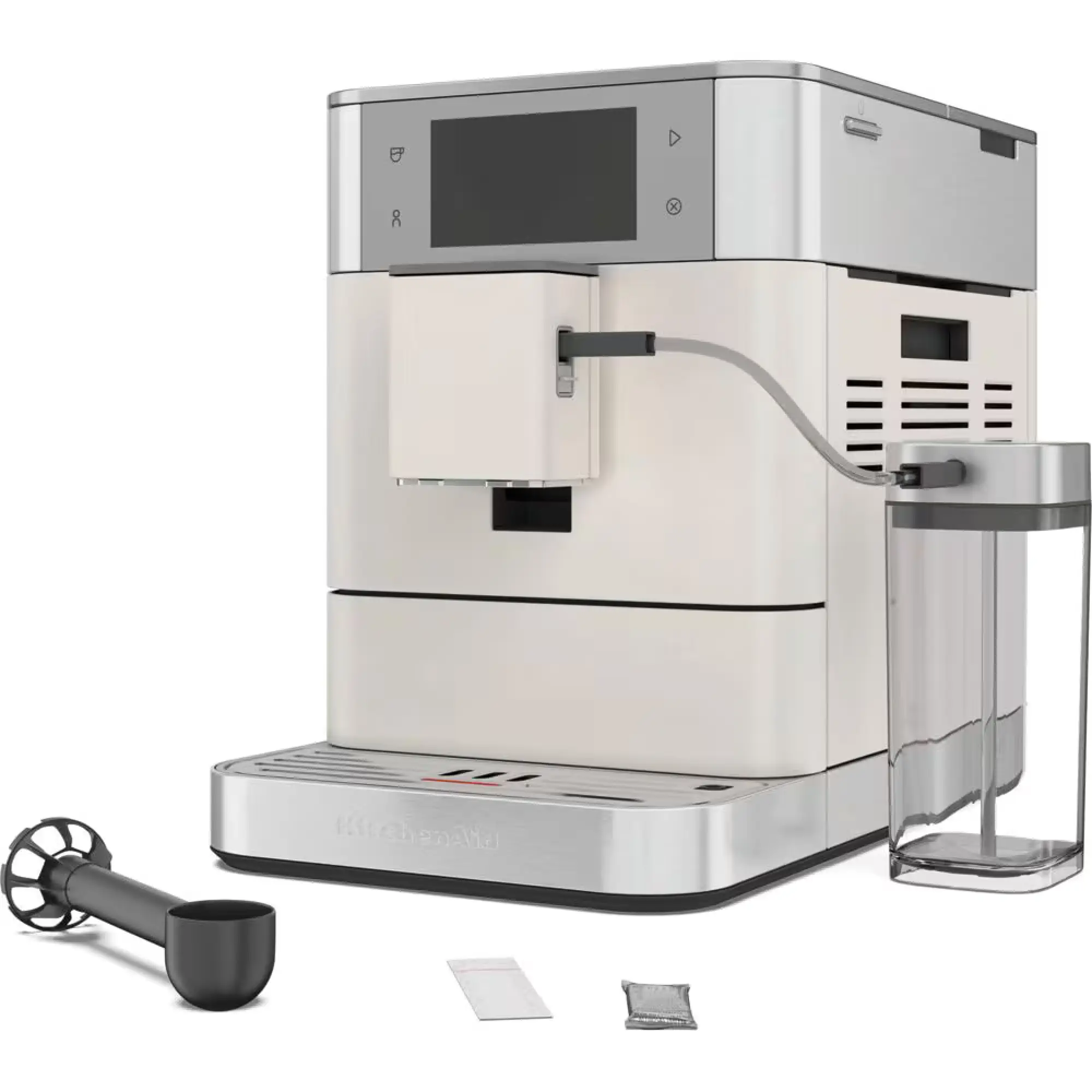 Photo of ماكينة صنع القهوة أوتوماتيكية بالكامل كيتشن أيد موديل KF8 - لون أبيض بورسلان | 5KES8558BPL