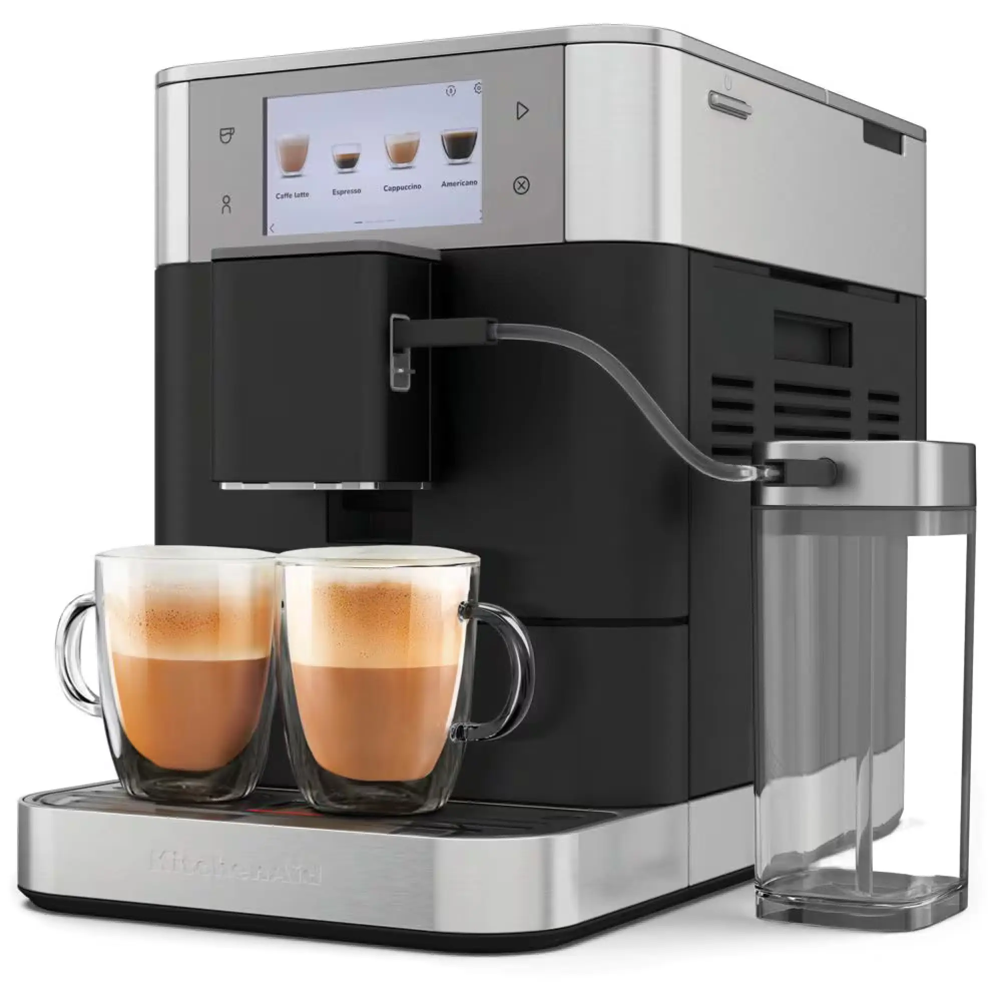 Photo of ماكينة صنع القهوة أوتوماتيكية بالكامل كيتشن أيد موديل KF8 - لون أسود حديدي (5KES8558BBK)