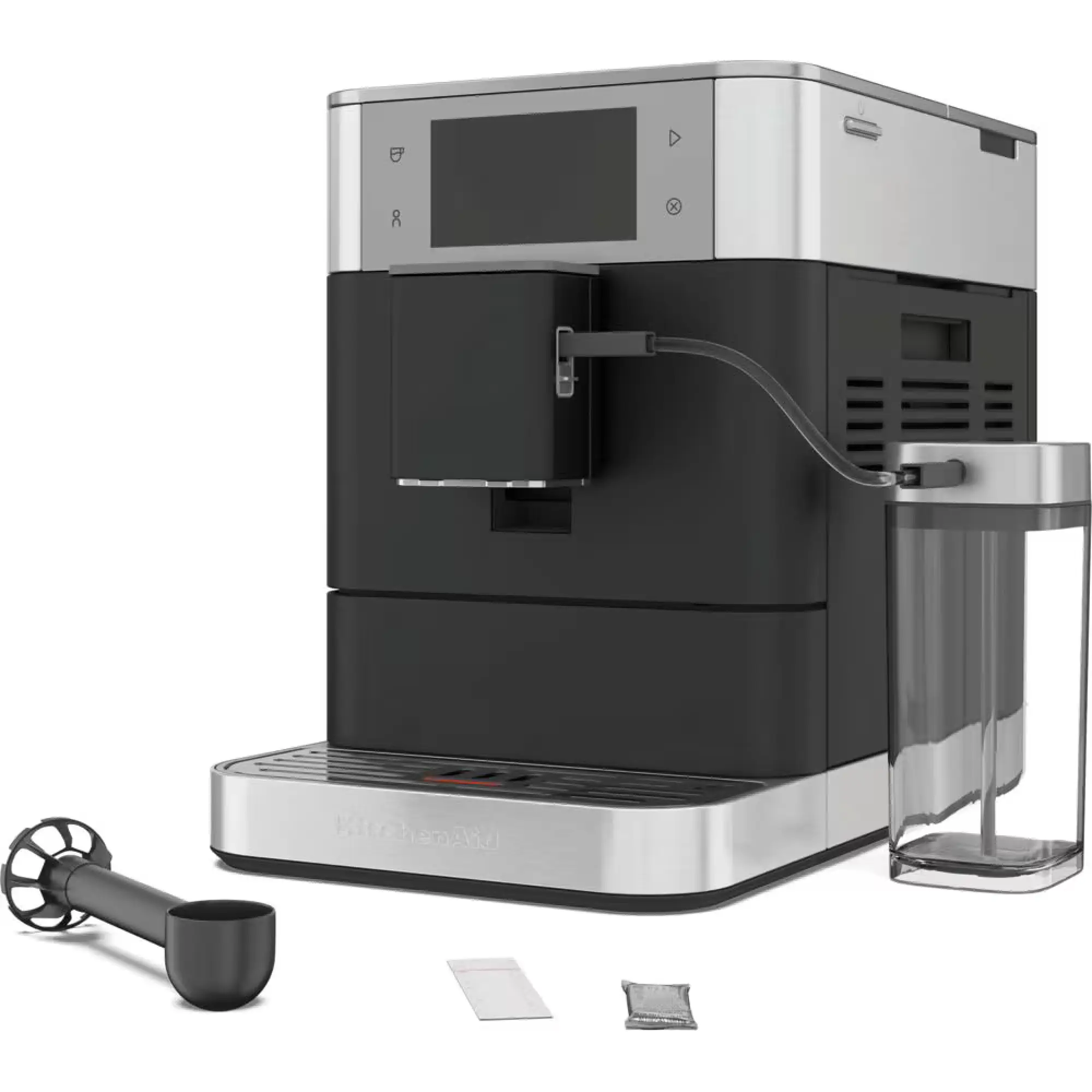 Photo of ماكينة صنع القهوة أوتوماتيكية بالكامل كيتشن أيد موديل KF8 - لون أسود حديدي (5KES8558BBK)