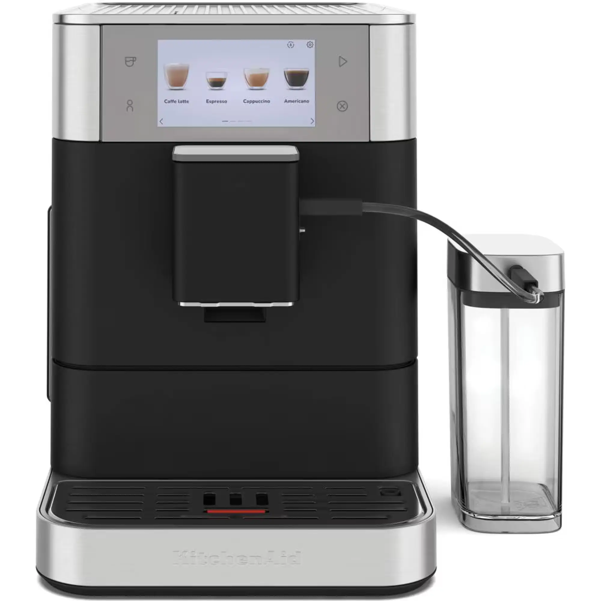 Photo of ماكينة صنع القهوة أوتوماتيكية بالكامل كيتشن أيد موديل KF8 - لون أسود حديدي (5KES8558BBK)