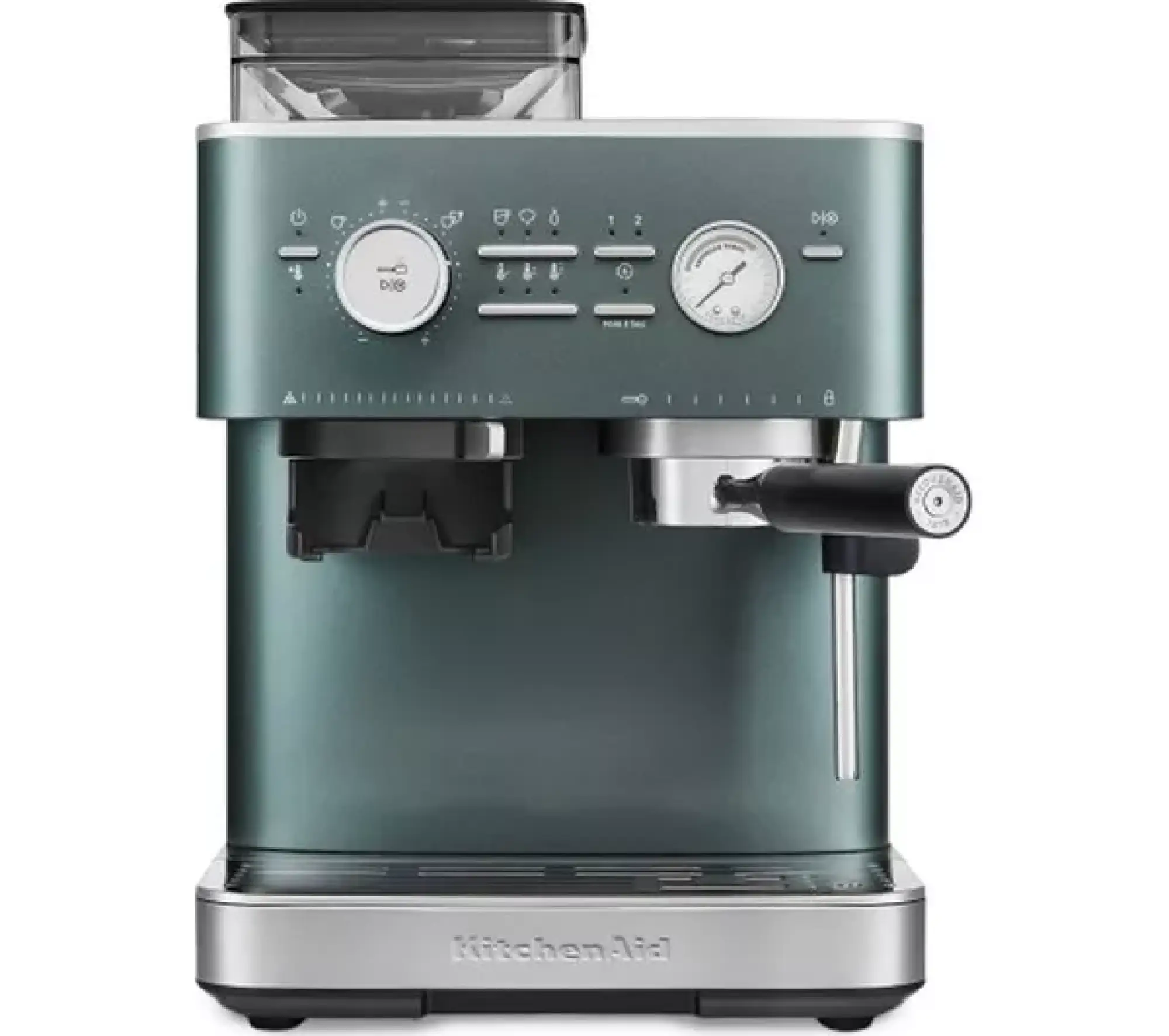 Photo of صانعة القهوة شبه الأوتوماتيكية كيتشن إيد لون أخضر غامق (جونيبر) 5KES6551BJP