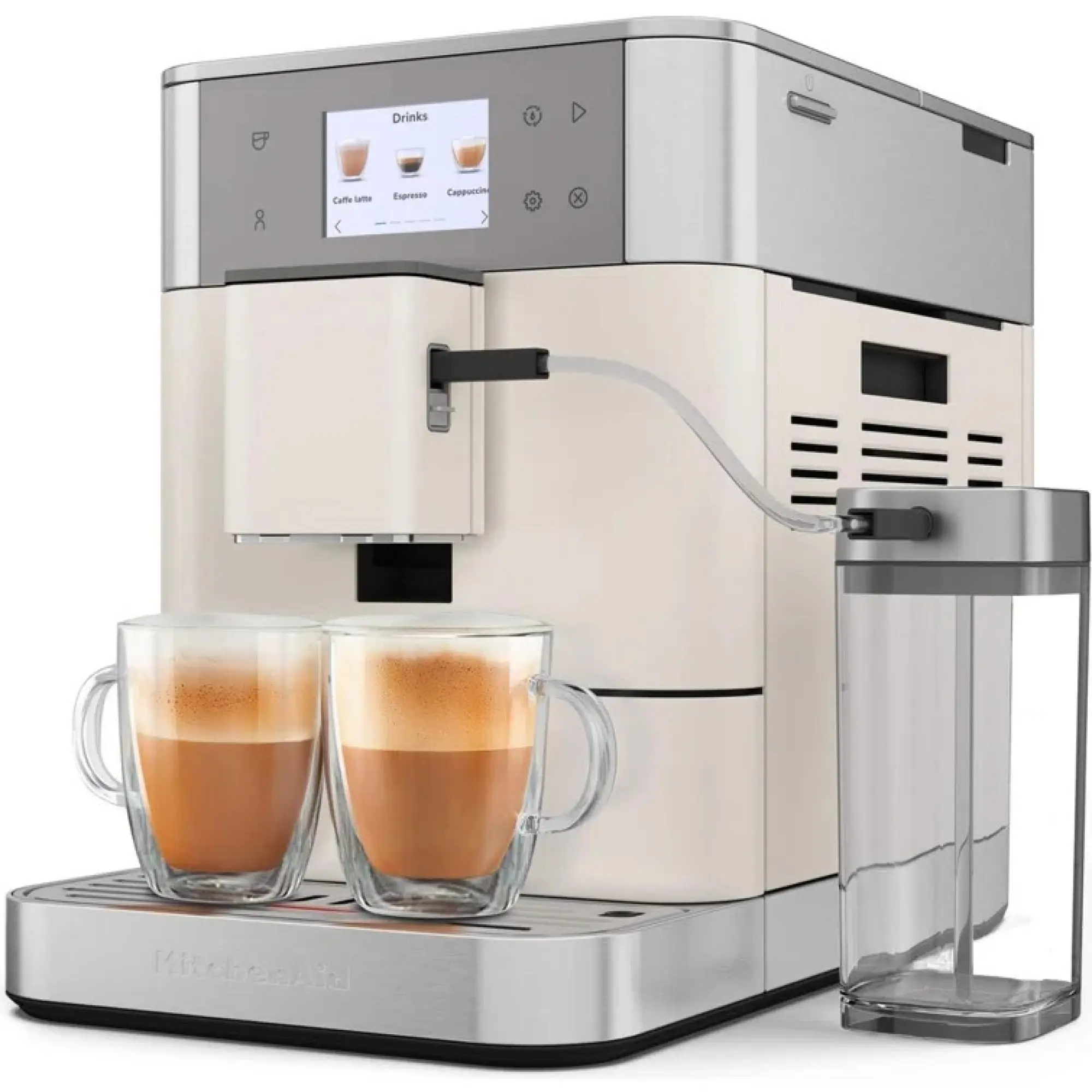 Photo of KitchenAid Espresso Machine Model 5KES8557BPL | Color: Porcelain