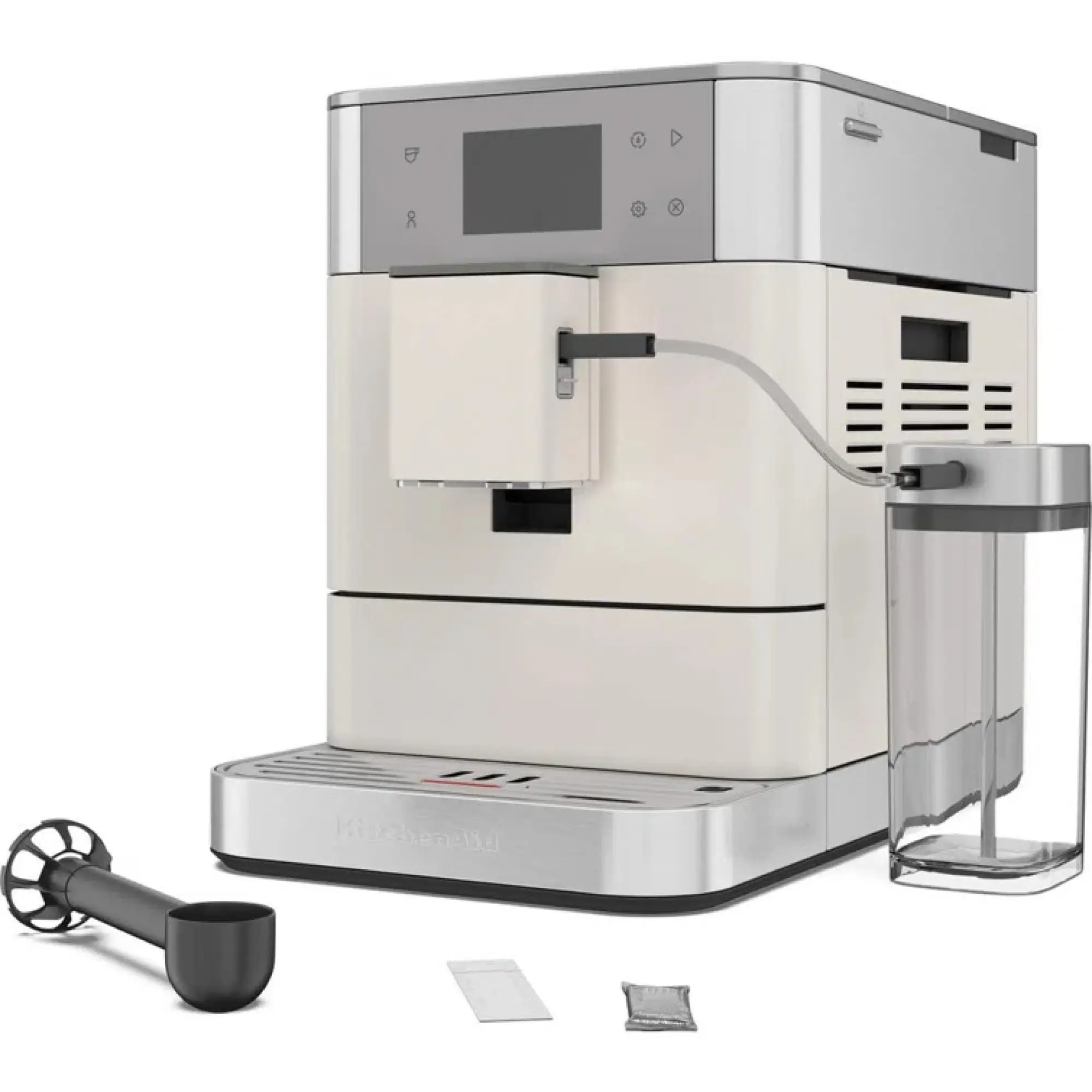 Photo of KitchenAid Espresso Machine Model 5KES8557BPL | Color: Porcelain