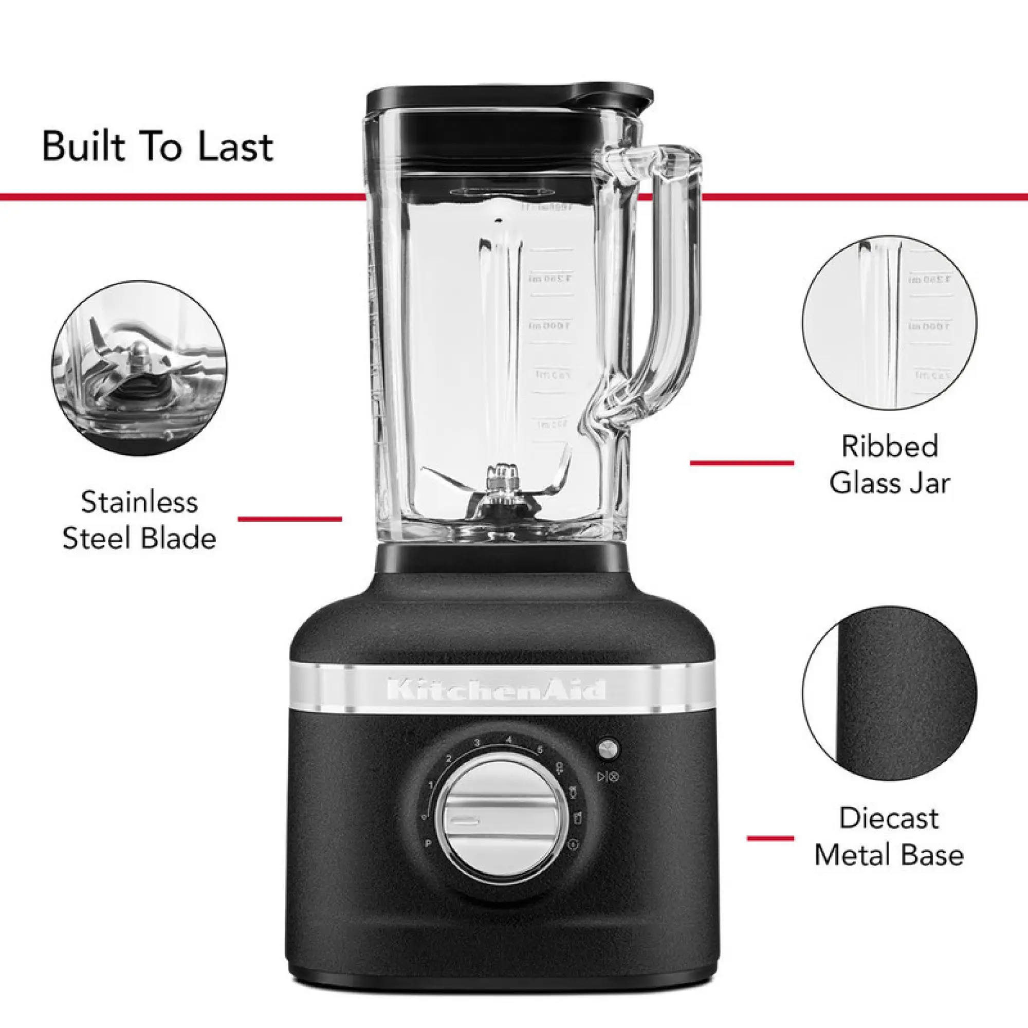 Photo of خلاط كيتشن إيد أرتيسانK400، اللون: حديد زهر أسود | 5KSB4026BBK