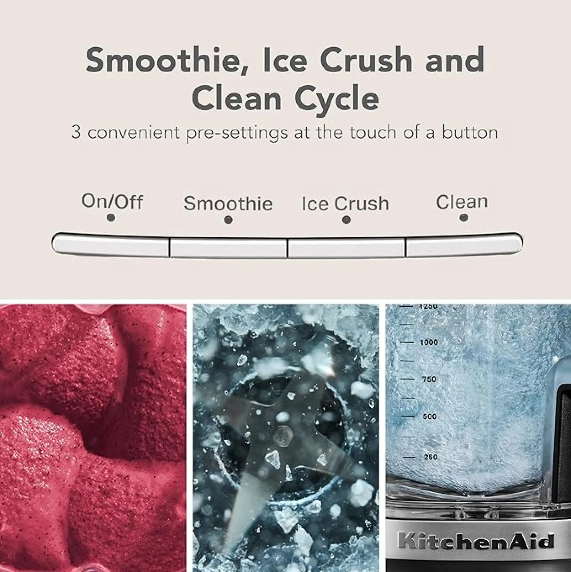 Photo of  خلاط كيتشن إيد بيور باور - أبيض بورسلين (5KSB2073BPL)