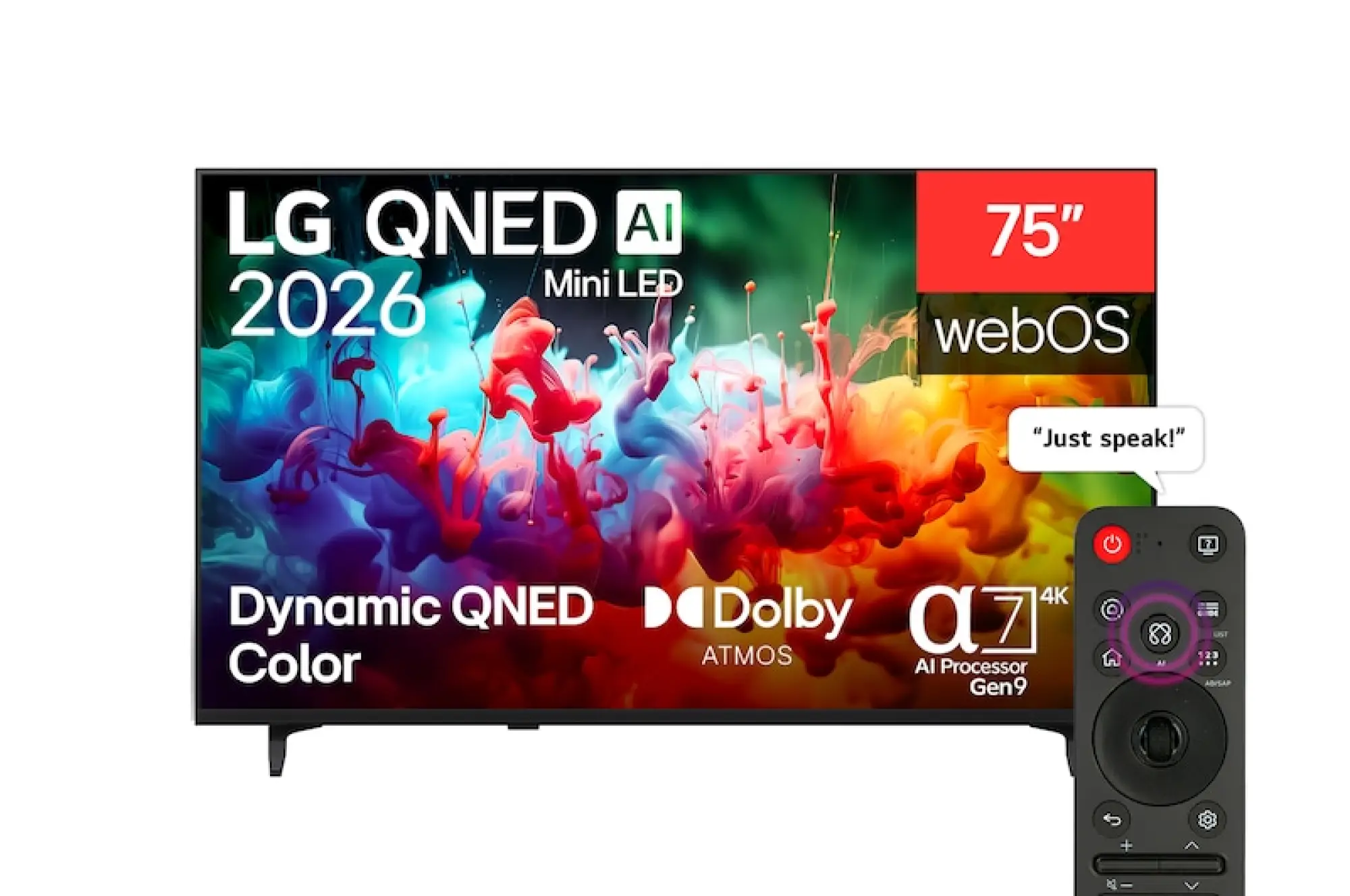 Photo of تەلەڤزیۆنی زیرەکی ئێڵ جی 75 ئینج LG QNED AI QNED70 Mini LED 4K مۆدێلی QNED70B6T75