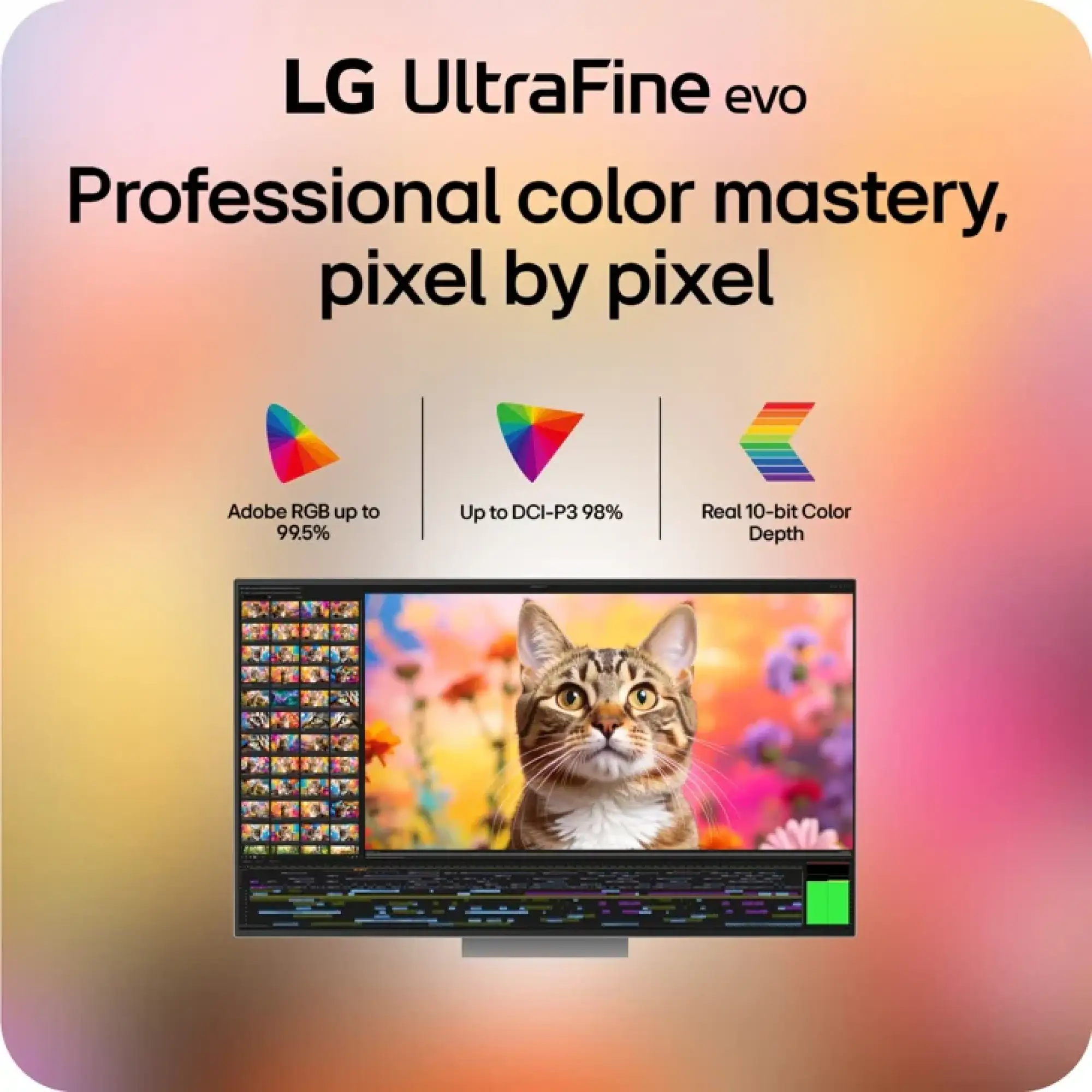 Photo of مۆنیتەری ئۆڵترا ئێل جی قەبارە 32 ئینج UltraFine™ evo 6K Nano IPS Black - مۆدێلی 32U990A-S