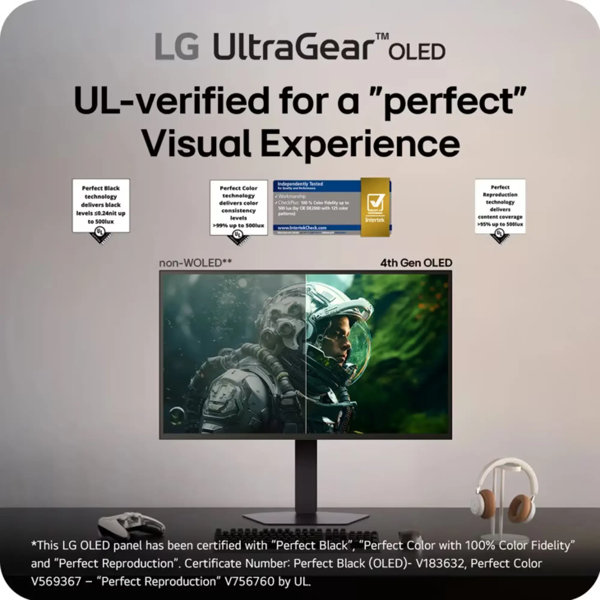 Photo of 27 Inch UltraGear™ OLED Dual Mode QHD 540Hz or HD 720Hz 0.02ms G-Sync® Compatible DisplayPort 2.1 Gaming Monitor